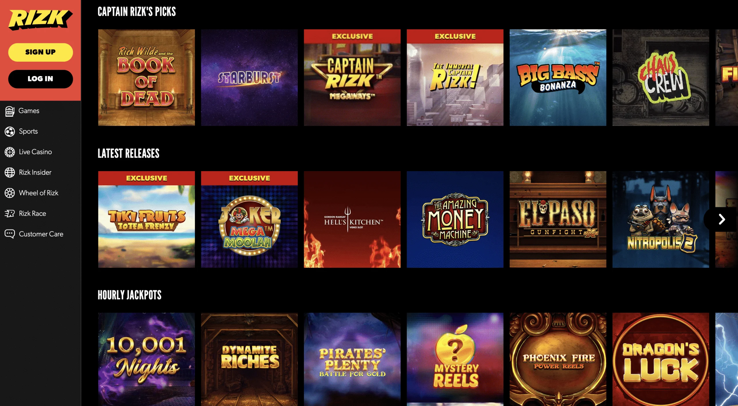 Rizk Casino Review And Bonus Offer Hideous Slots
