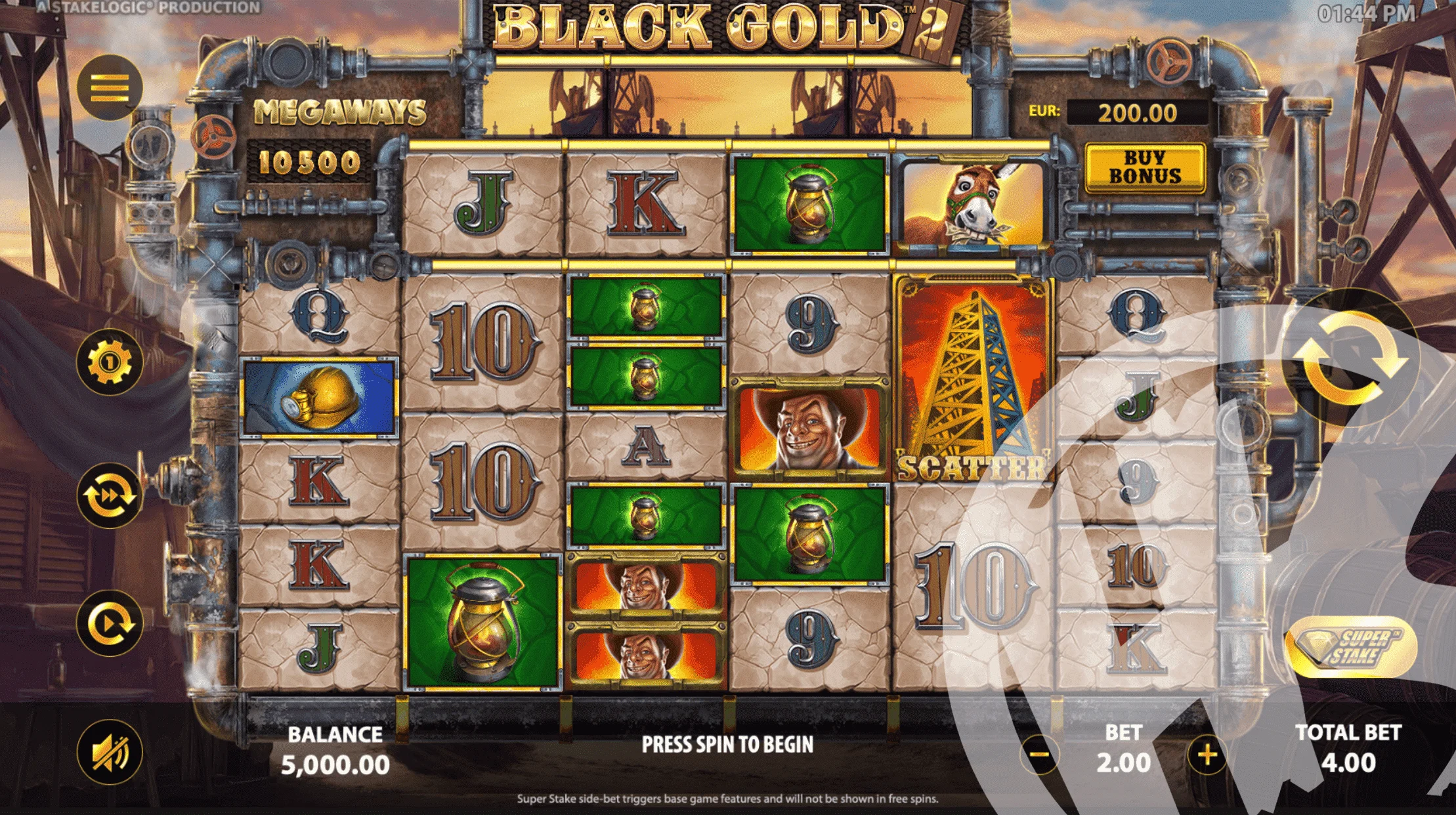 Black Gold 2 Megaways Base Game