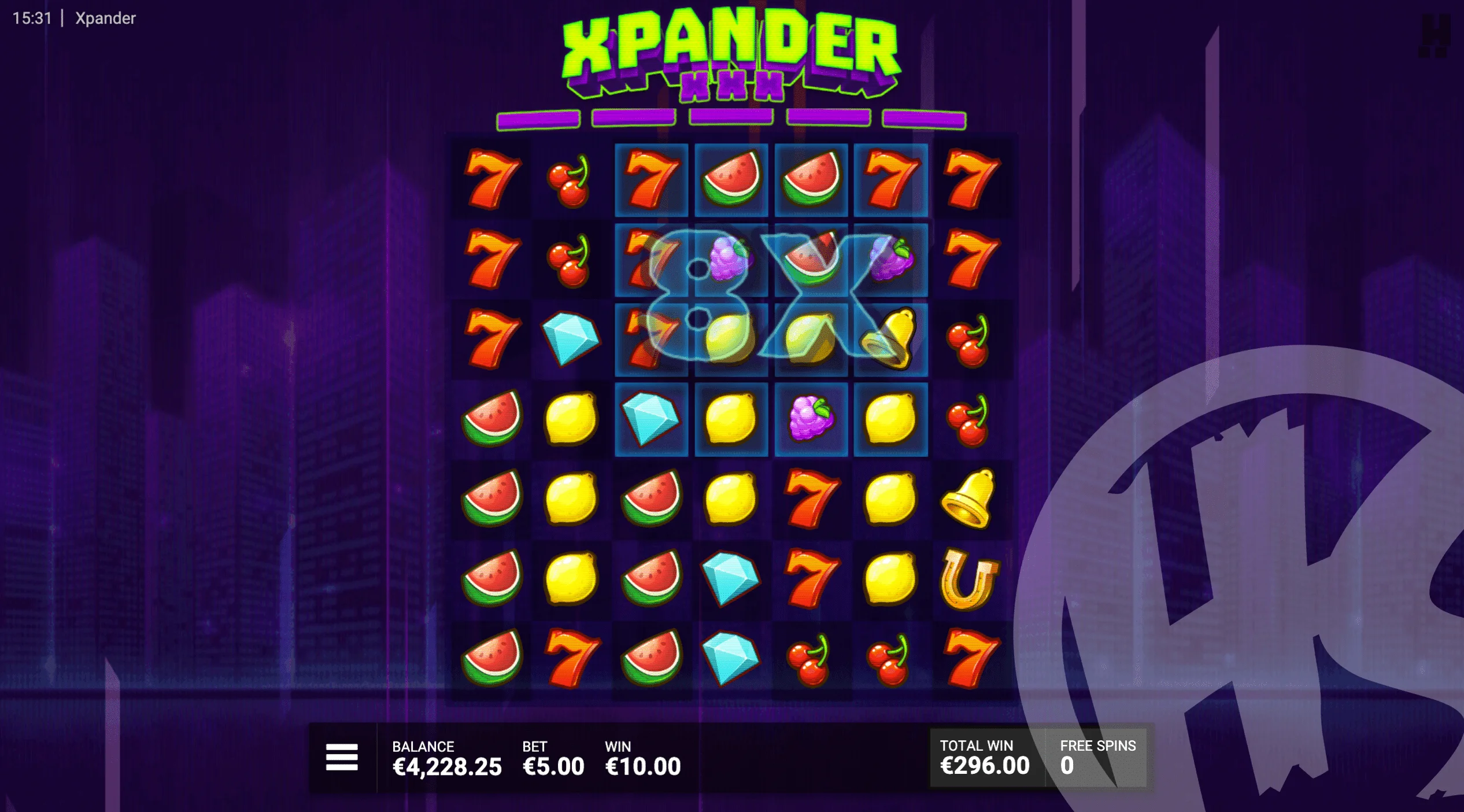 Xpander Free Spins