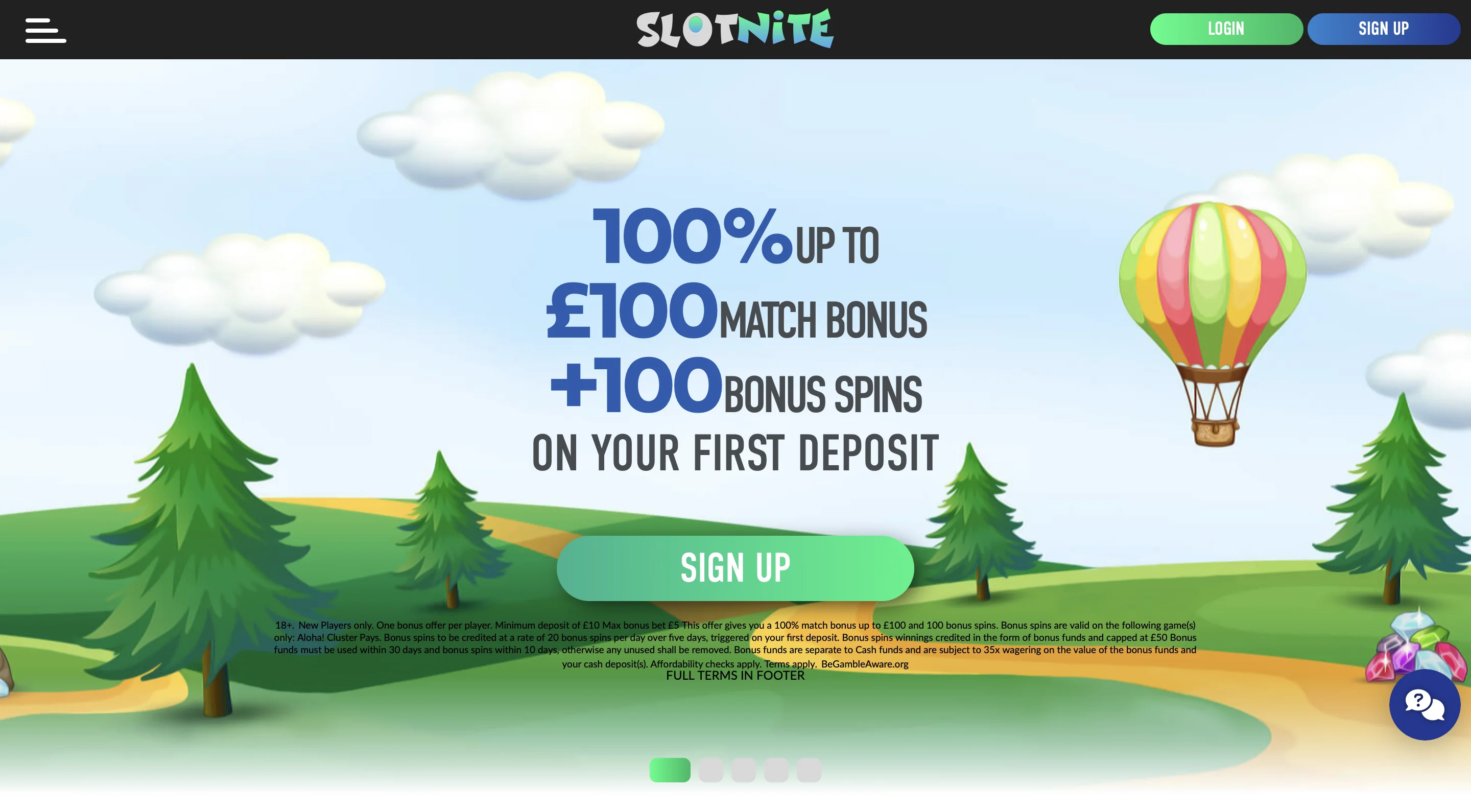 Slotnite Homepage