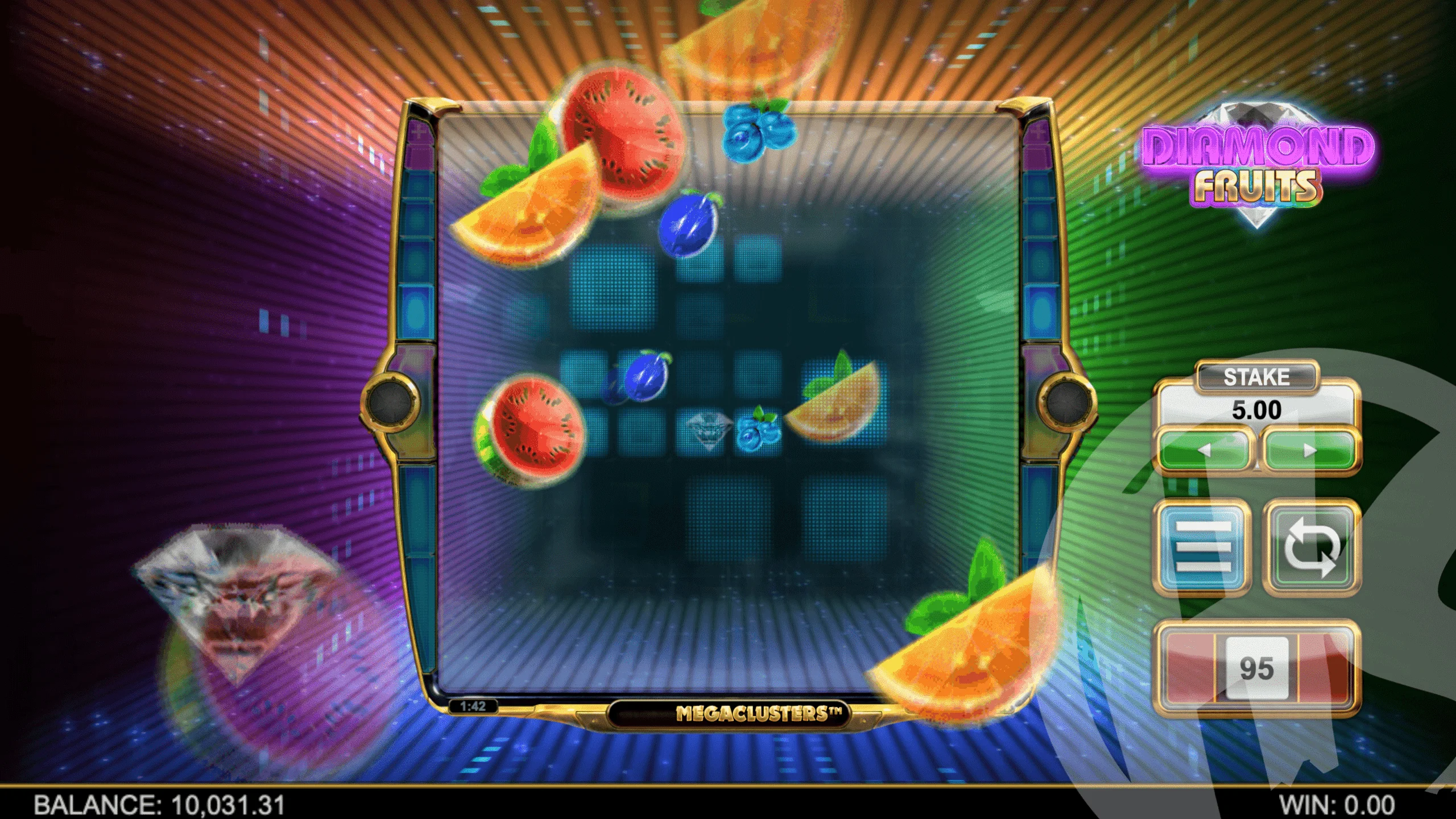 Diamond Fruits Megaclusters Base Game