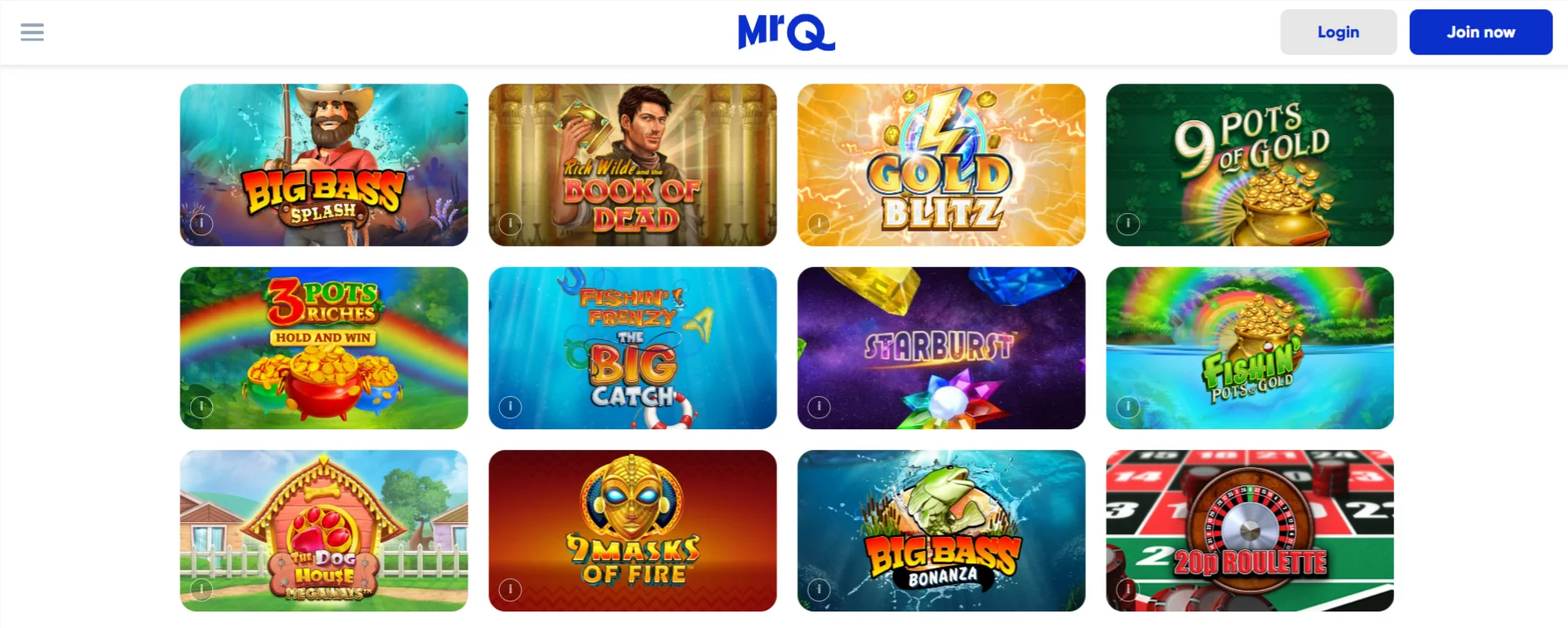 MrQ Game Selection