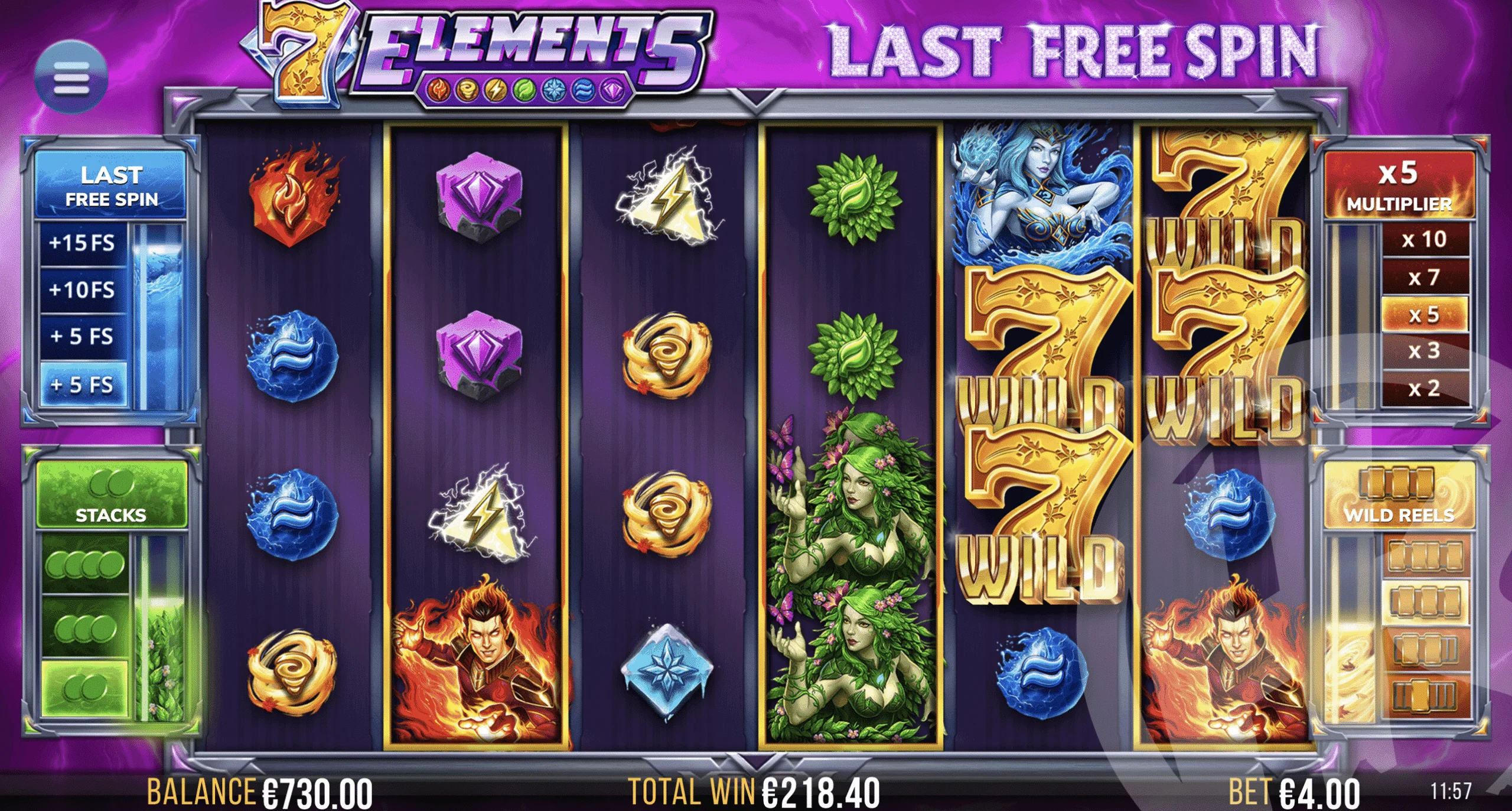 Collect Hero Gems and Fill Meters to Boost Free Spins