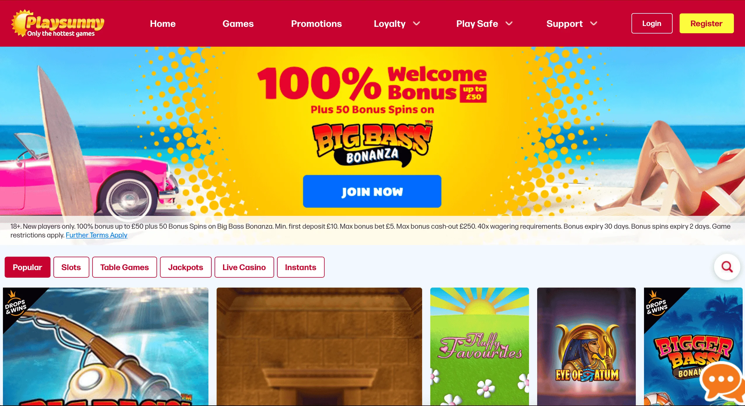 PlaySunny Homepage