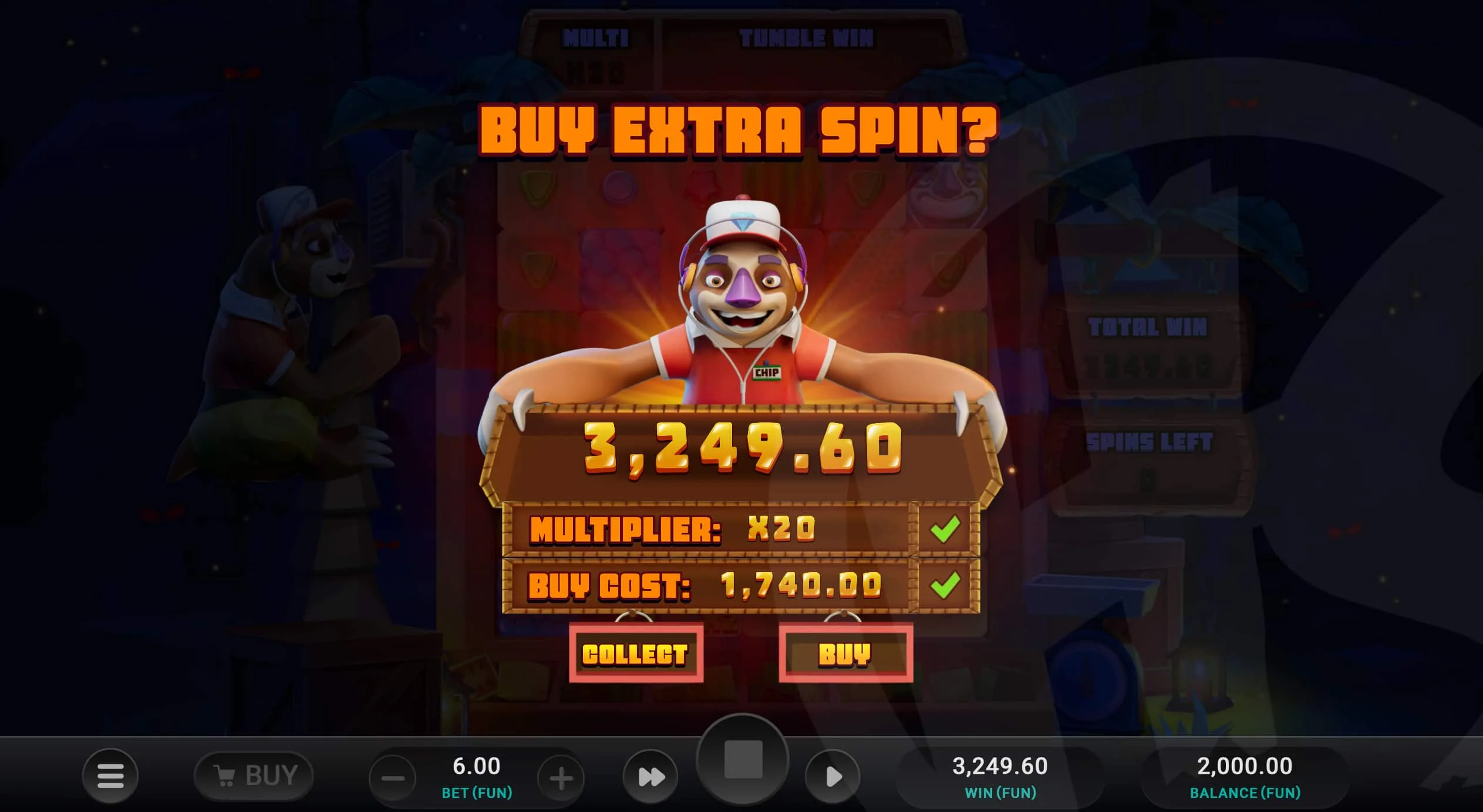 Players Can Buy an Extra Free Spin after Super Free Spins, Keeping Their Progressive Multiplier in Play