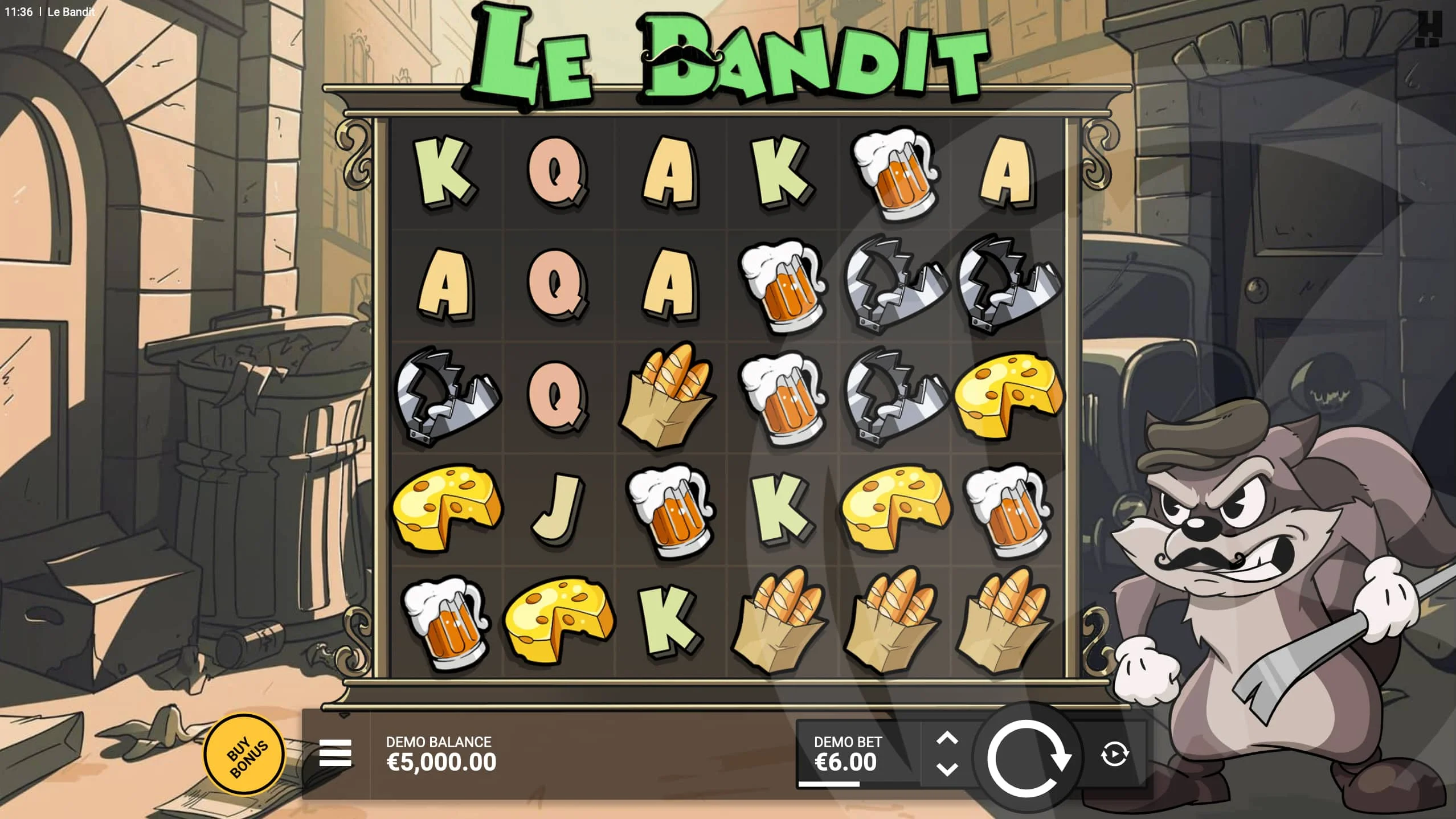 Le Bandit Base Game
