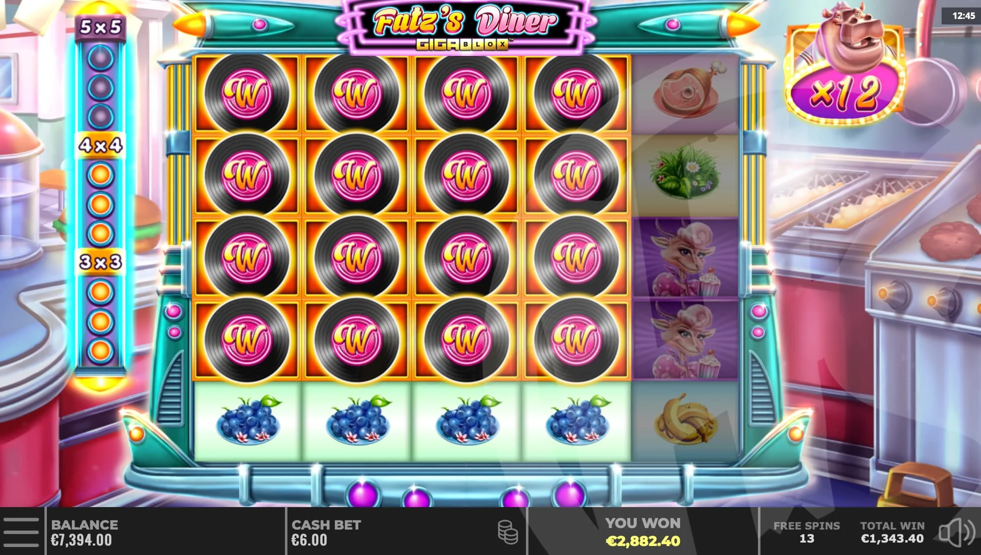Hippo Multipliers Start at x9 Instead of x3 During Super Free Spins