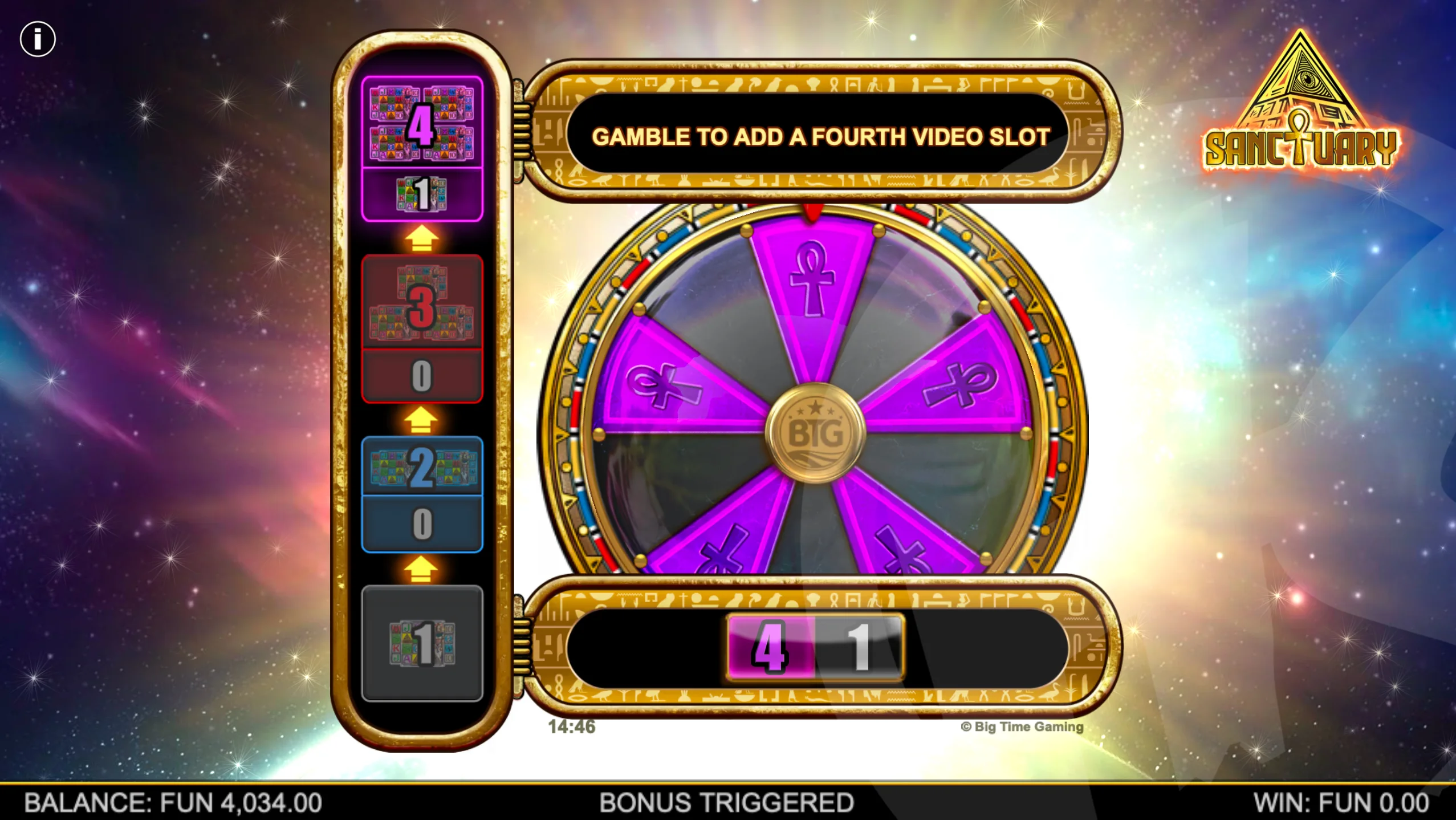 Gamble Up to 4 Video Slots Before Free Spins Begin