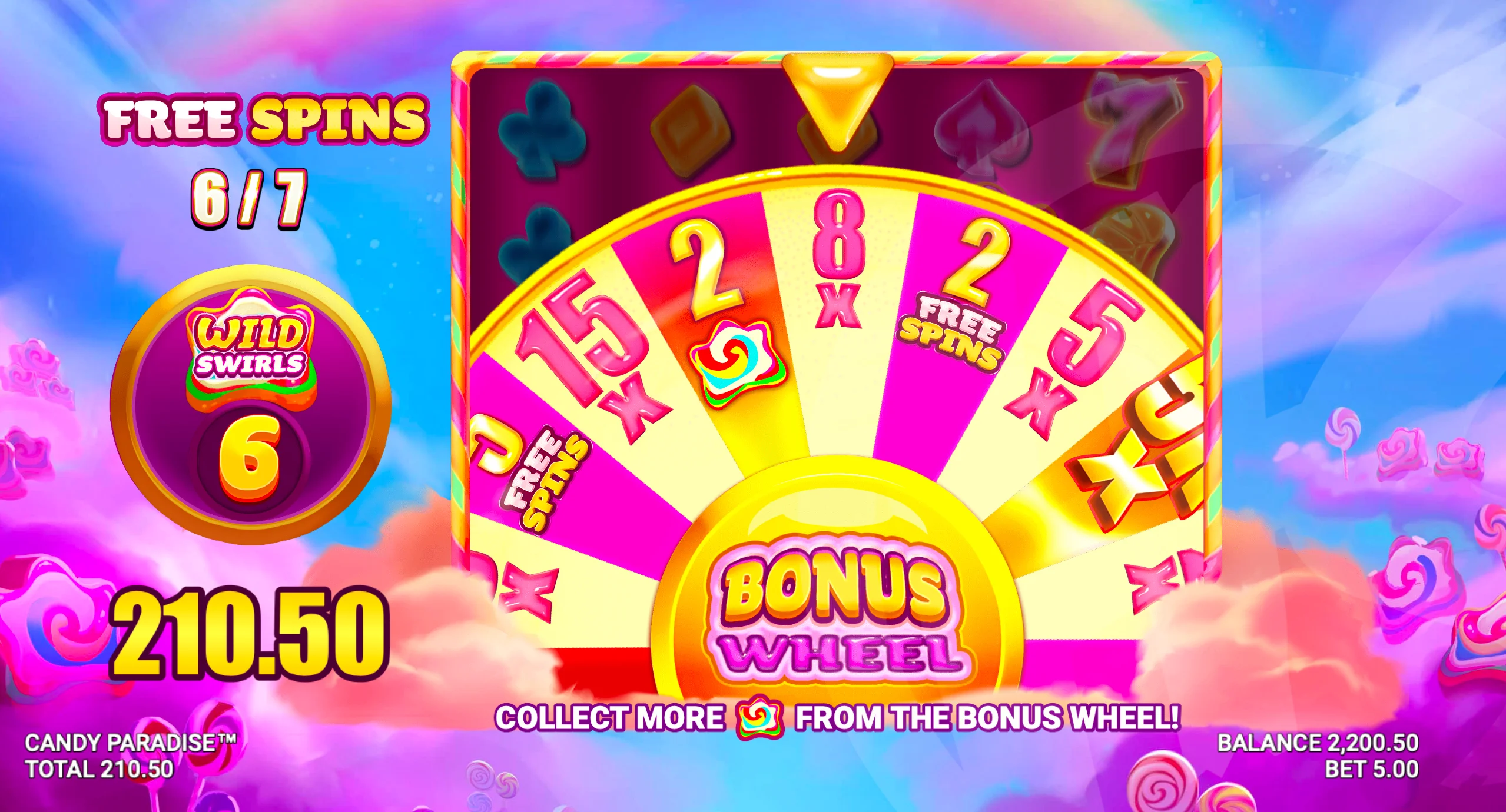 Land 2 Bonus Symbols During Free Spins to Trigger the Bonus Wheel