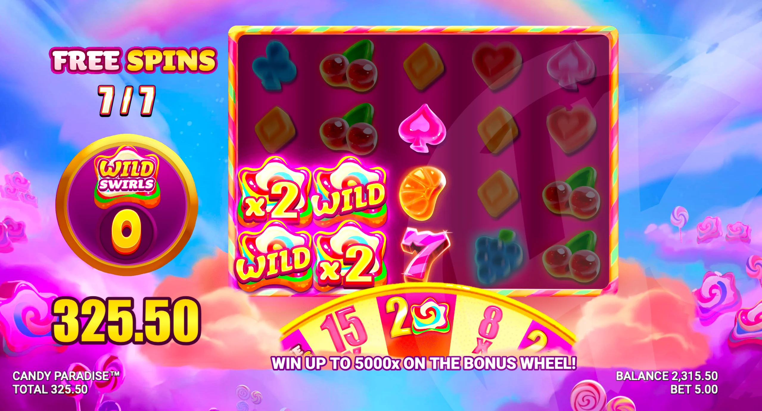 Candy Paradise Free Spins