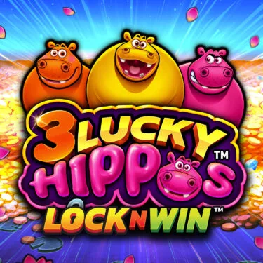 3 Lucky Hippos Logo