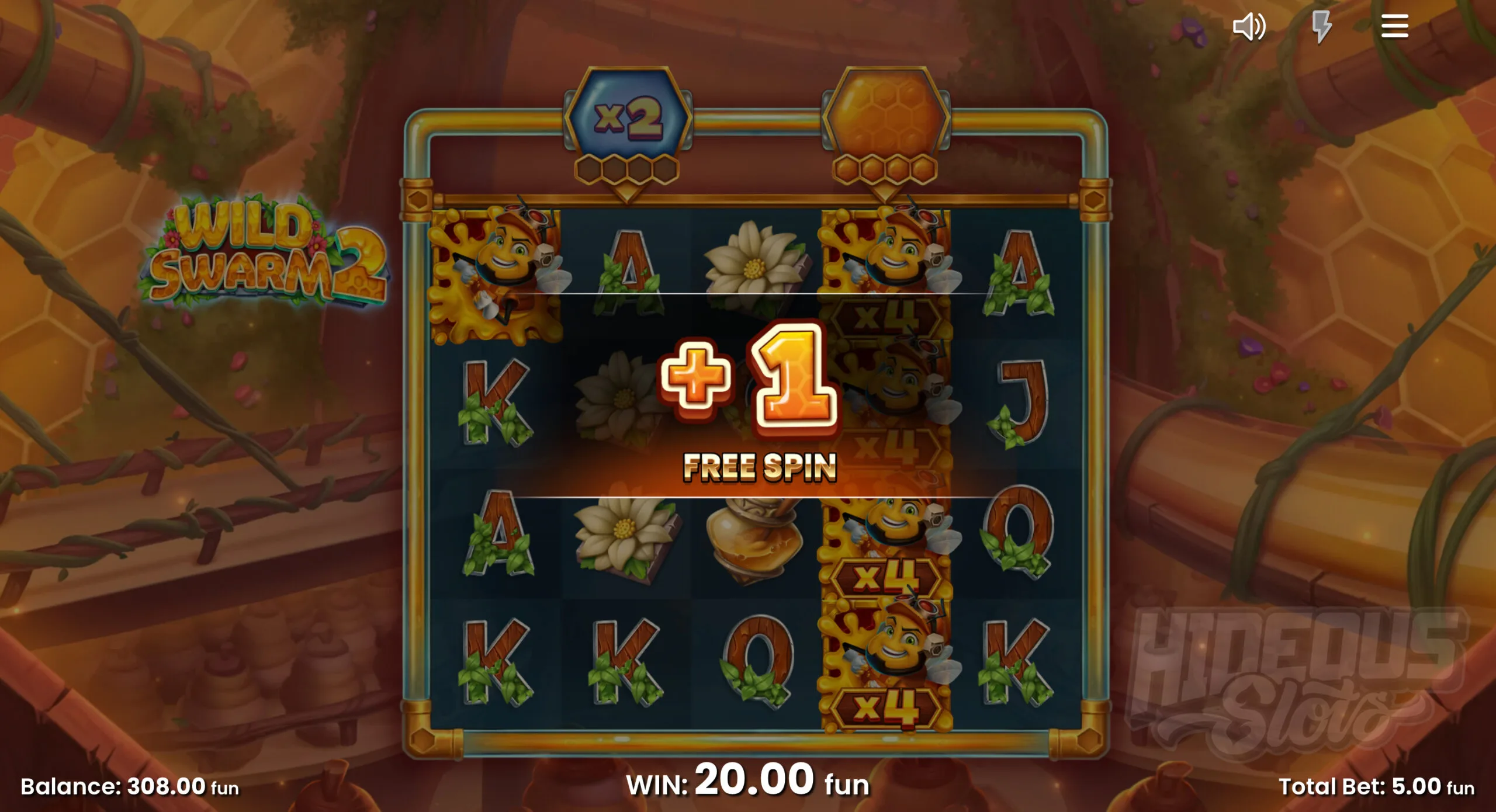 Filling a Multiplier Reel With Sticky Wilds Will Award +1 Spins