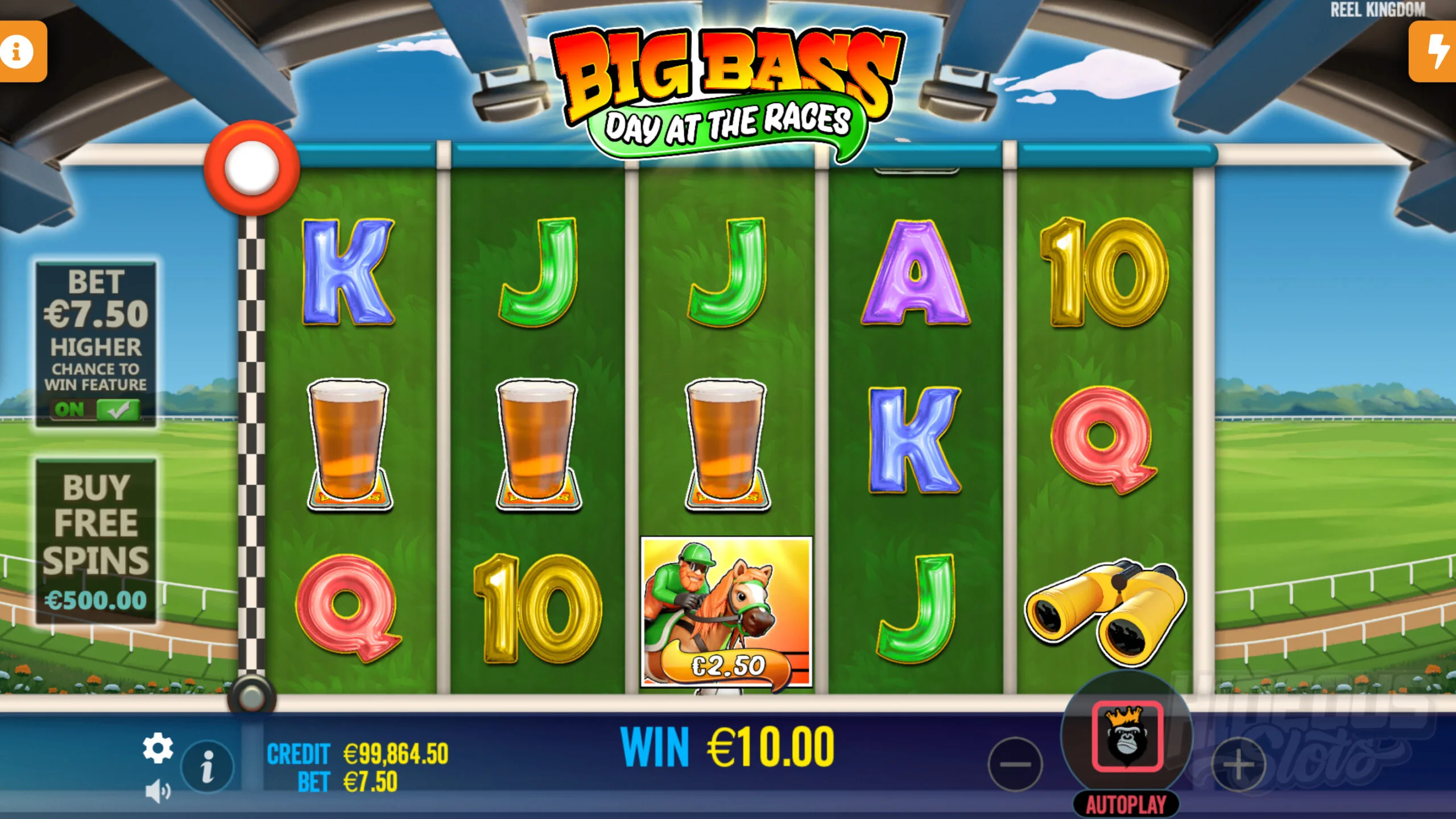 Big Bass Day at the Races Offers Players 10 Fixed Win Lines