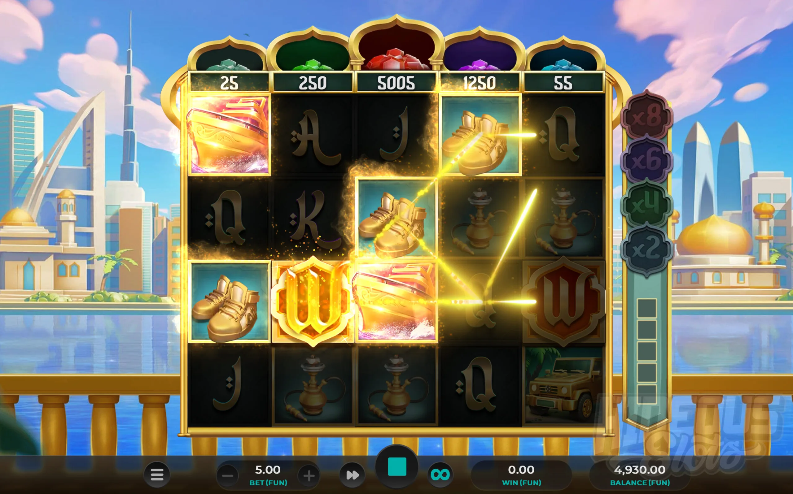 Sultan Spins Offers Players 40 Fixed Win Lines