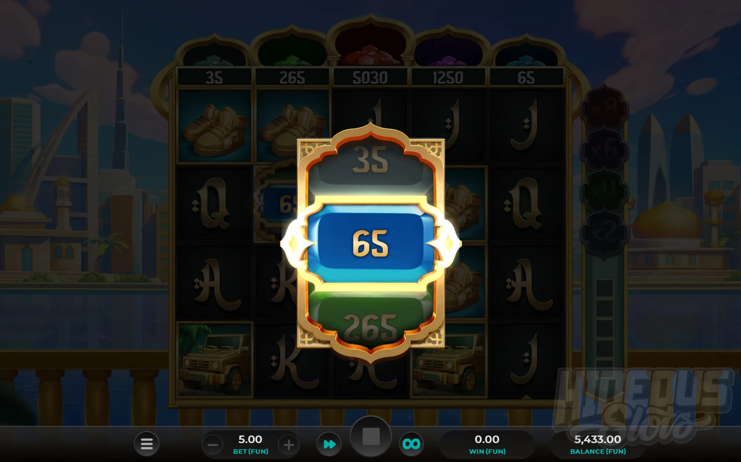 Sultan Spins Jackpot Spin