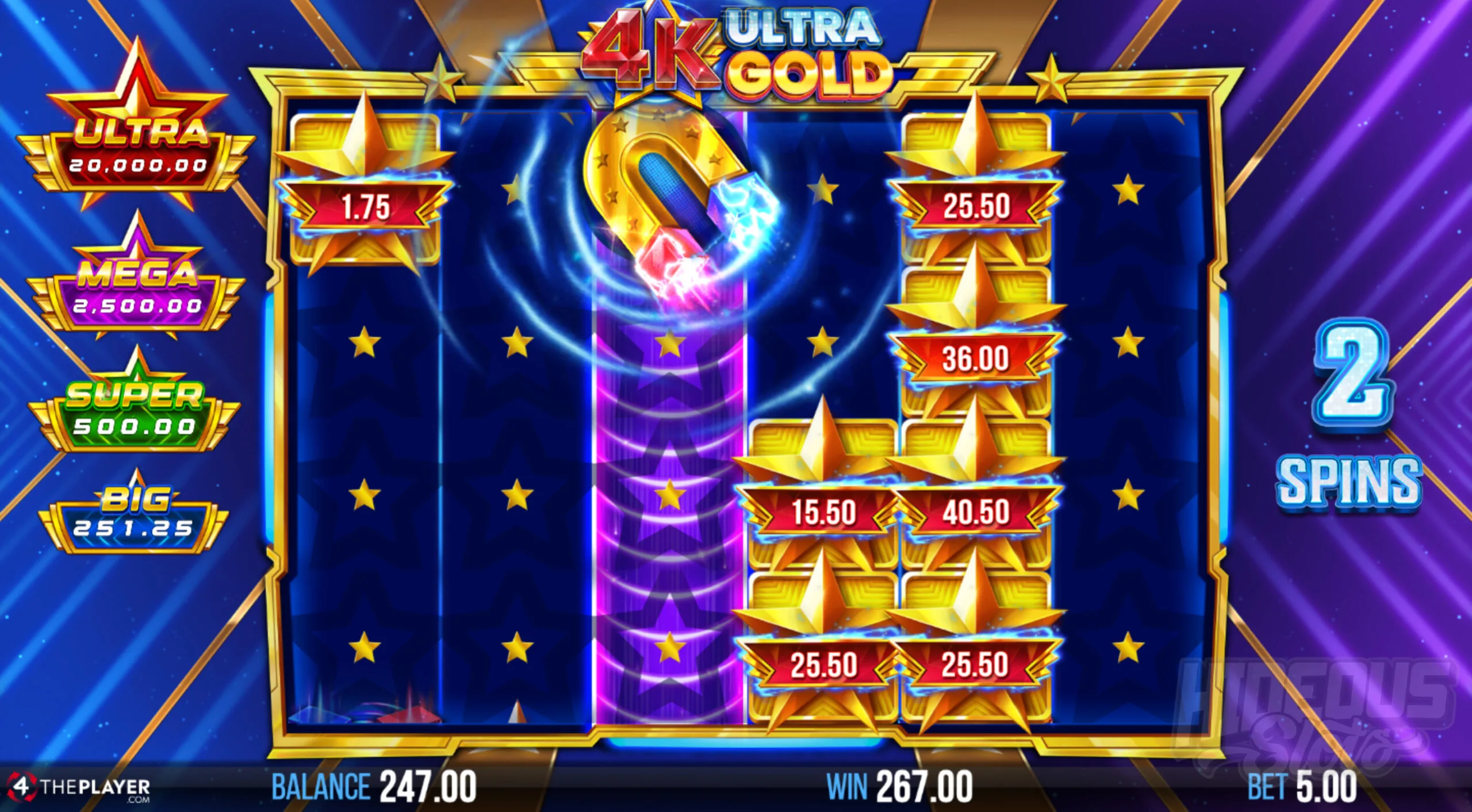 4k Ultra Gold Collect Spins