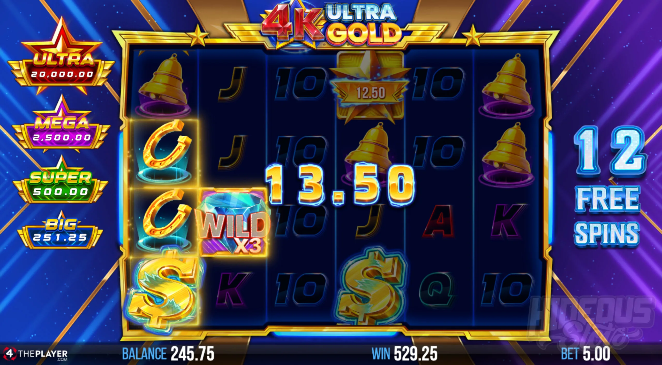 All Wilds Gain Multipliers During Free Spins
