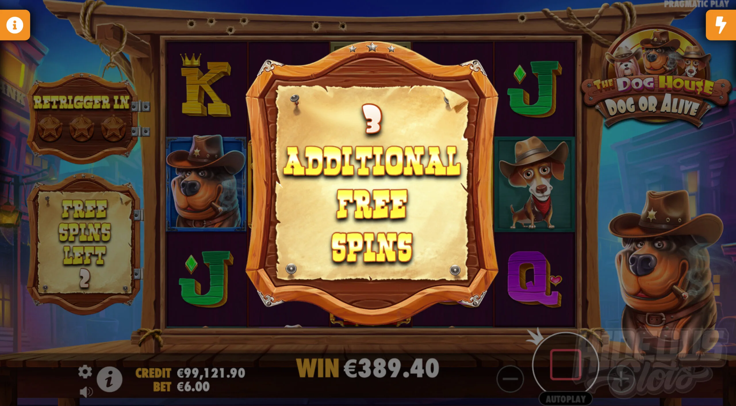 Additional Free Spins are Triggered Every Time 3 Wilds Land and all Multipliers are Doubled