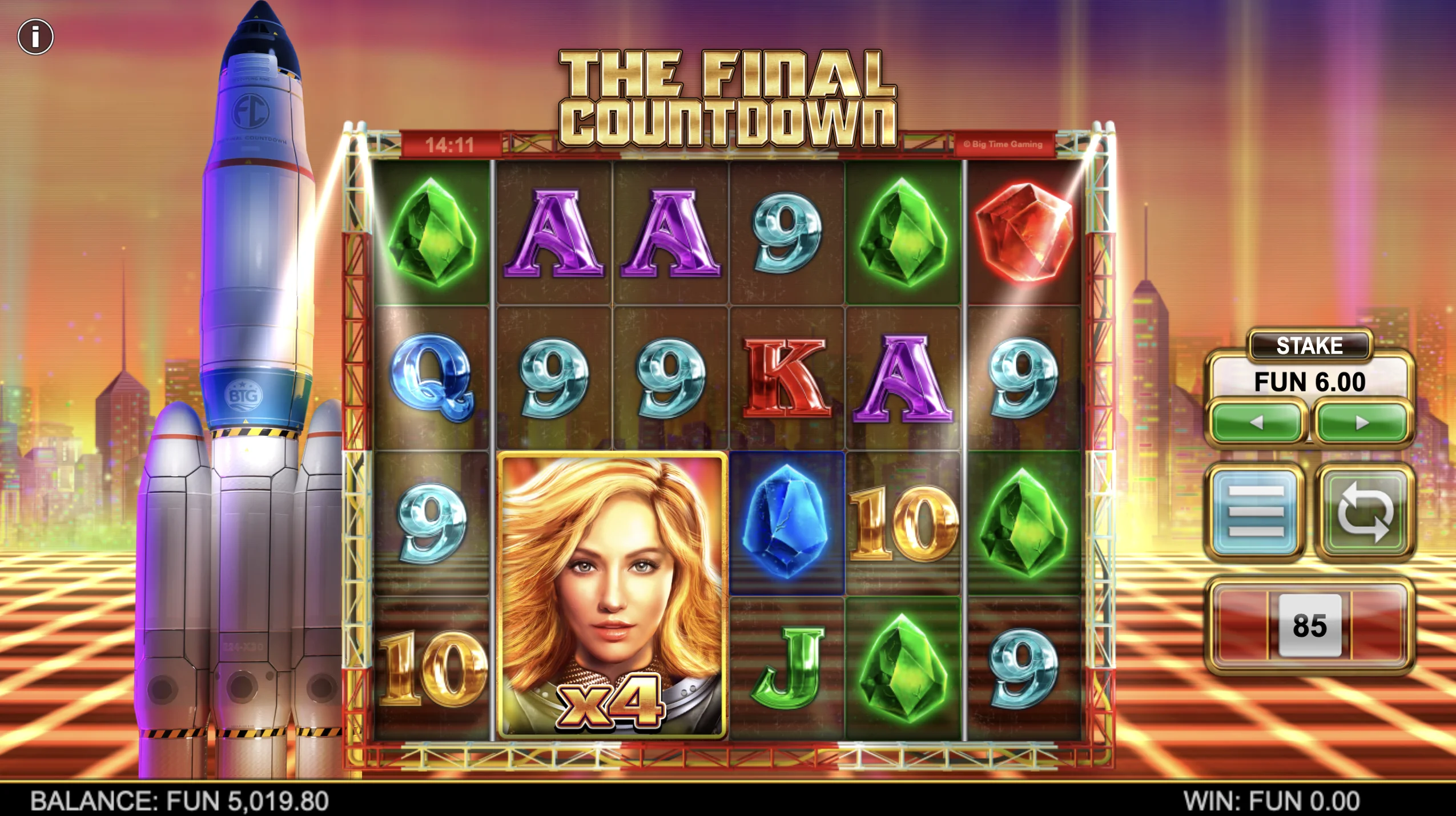 The Final Countdown - Big Time Gaming