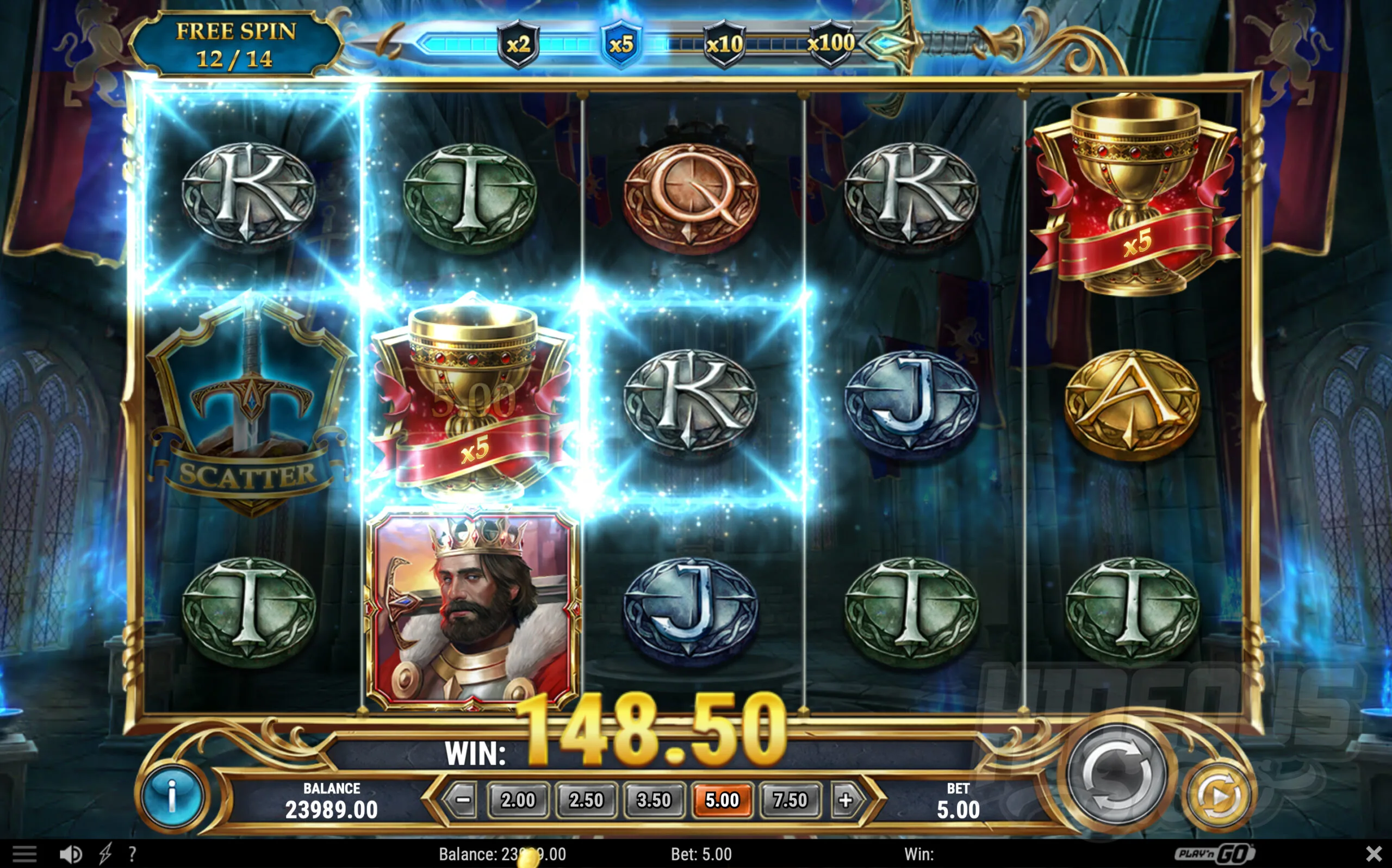 The Sword and the Grail Excalibur Free Spins