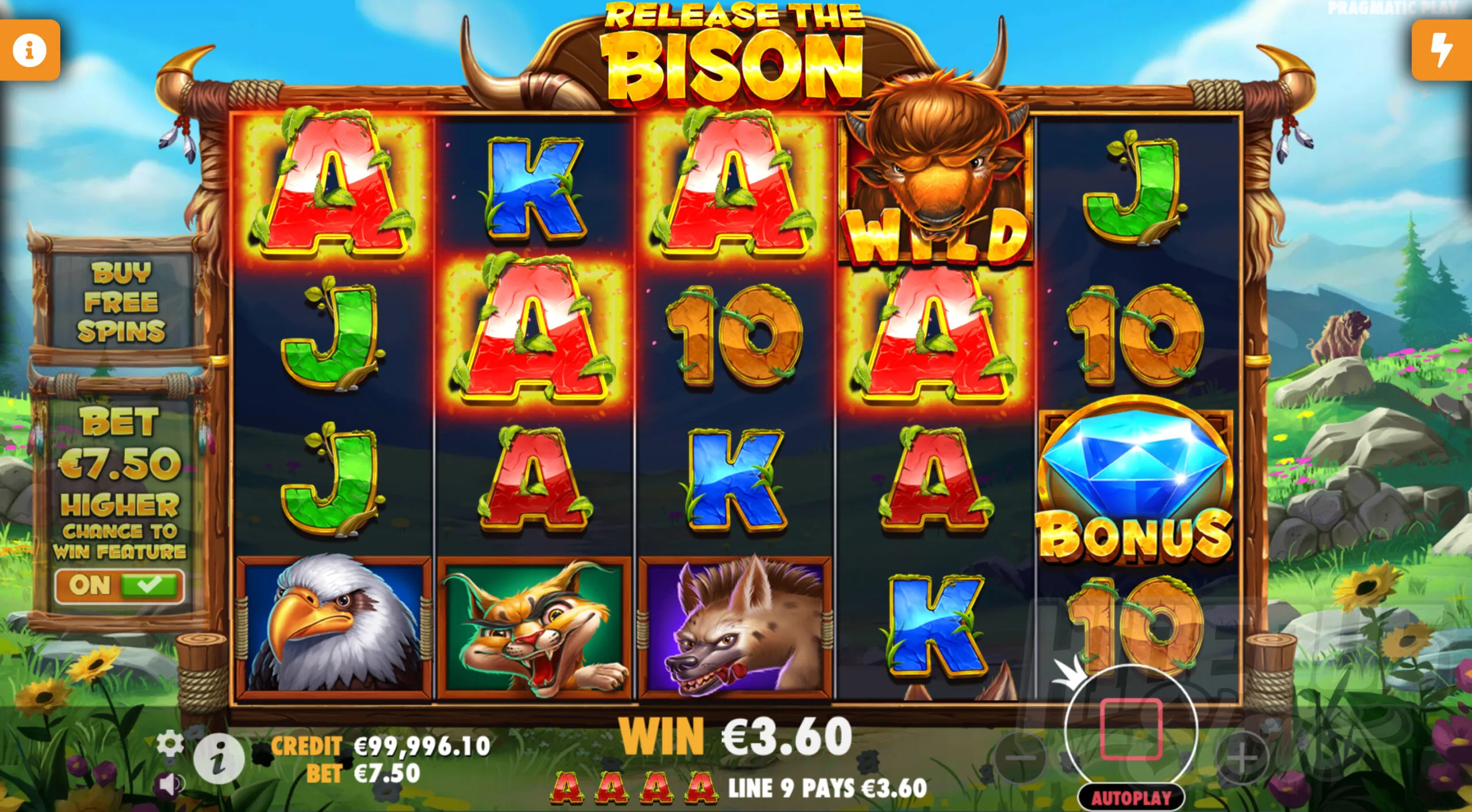 Release the Bison Offers Players 20 Fixed Win Lines