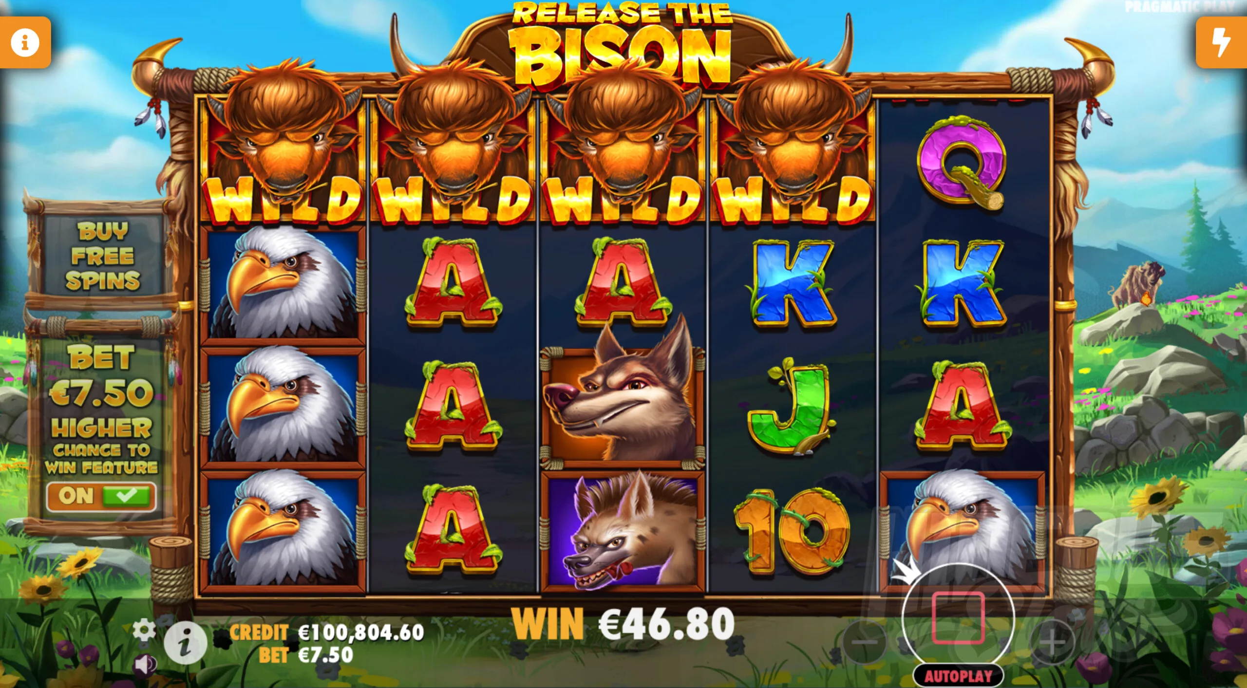 Release the Bison Wild Respin Feature