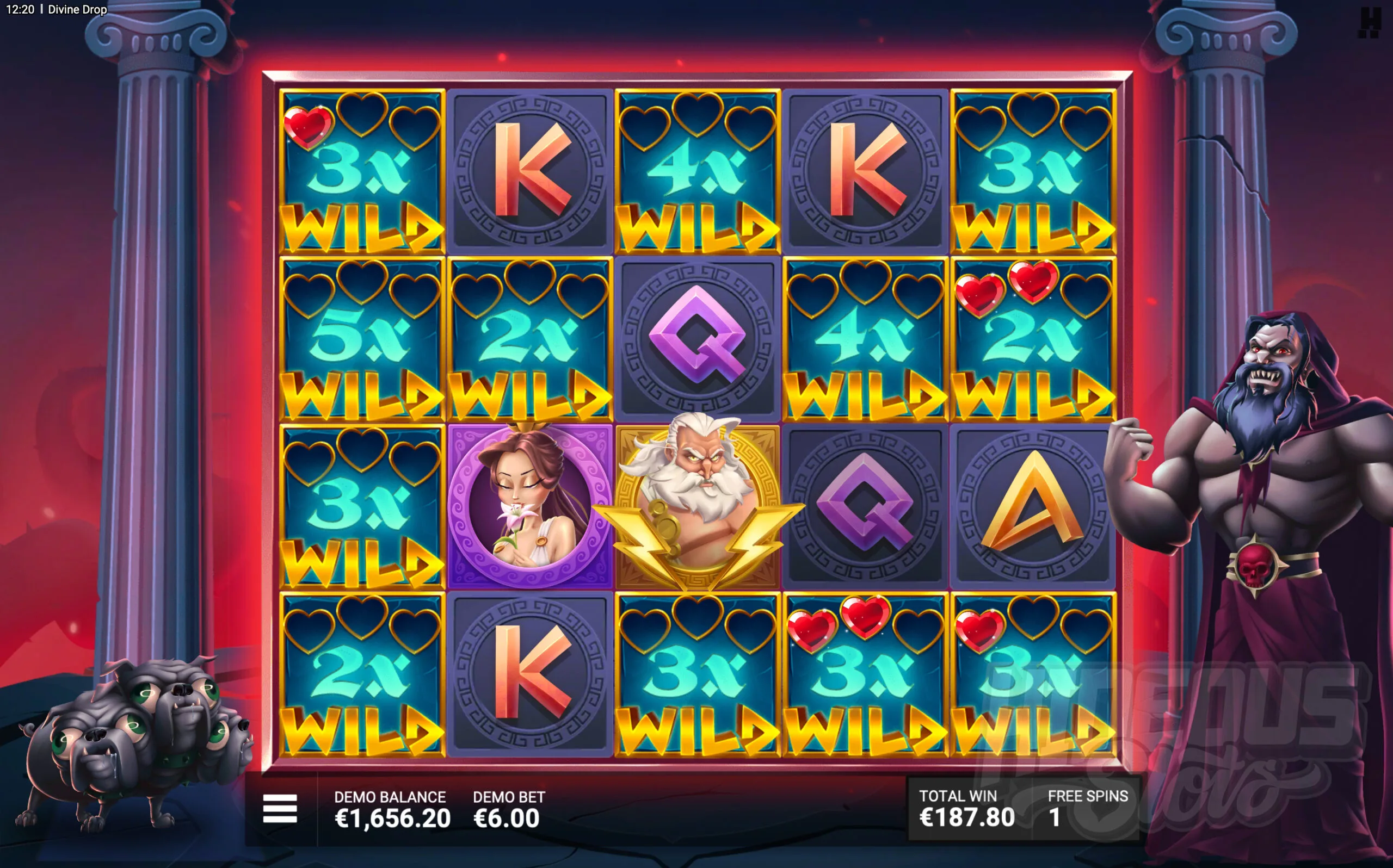 There is an Increased Chance of Landing Wild Multiplier Symbols or Special Symbols During the Bonus