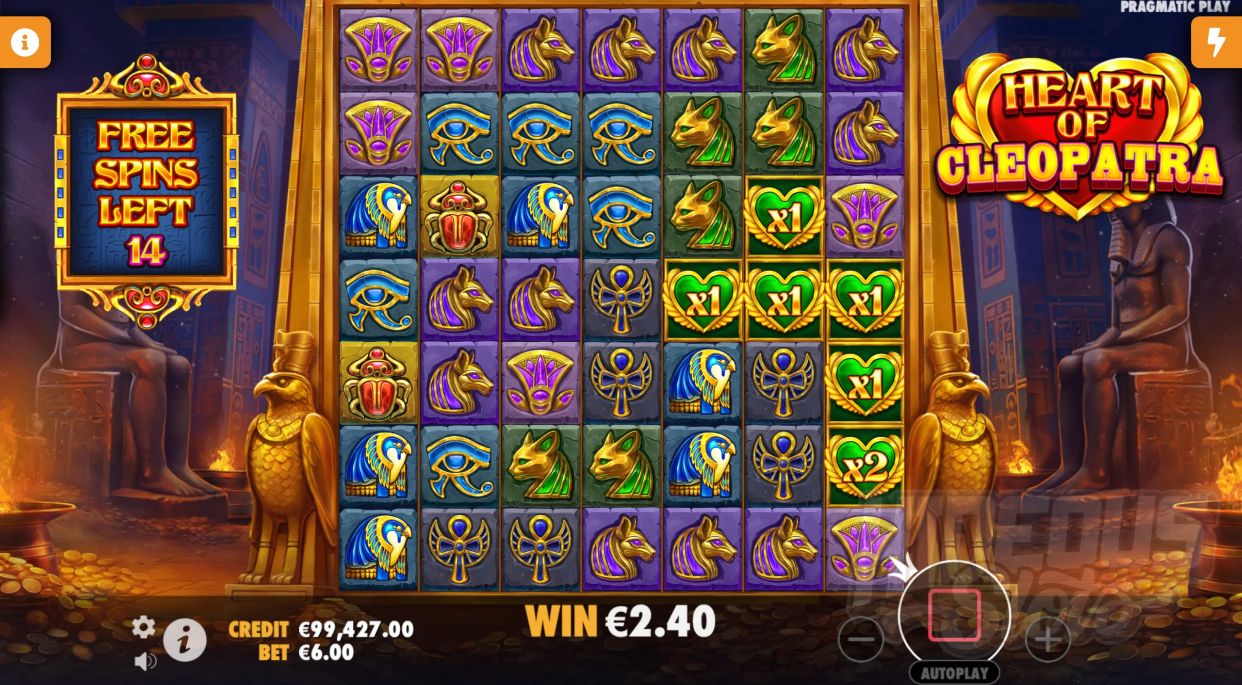 During Free Spins Money Spots and Multipliers are Sticky for the Duration of Spins