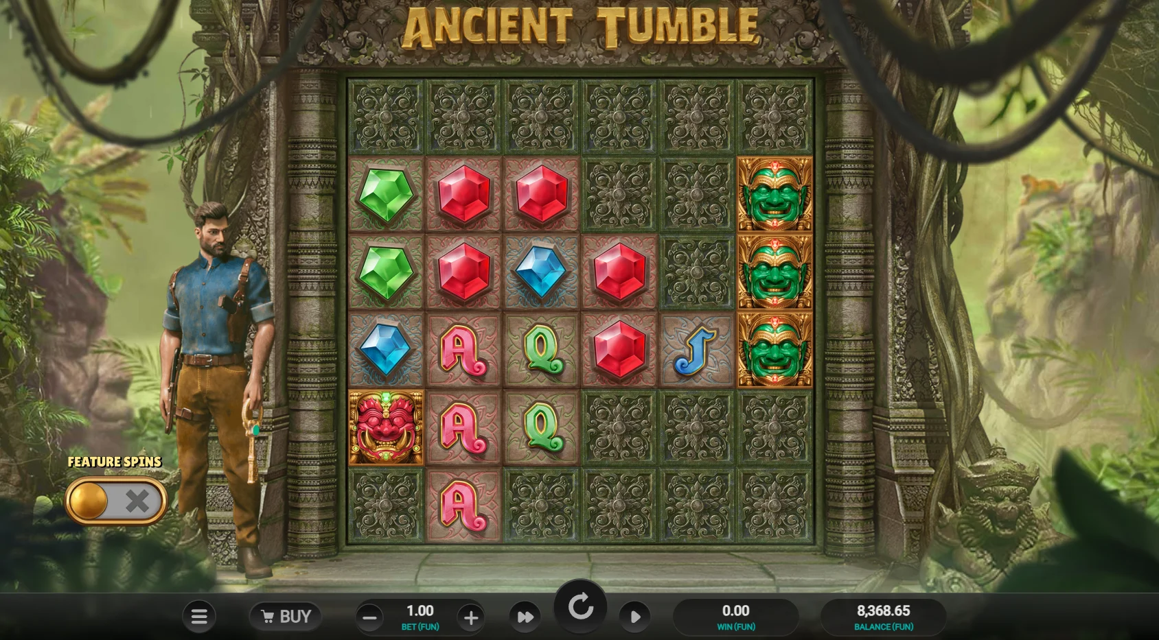 Ancient Tumble base game play