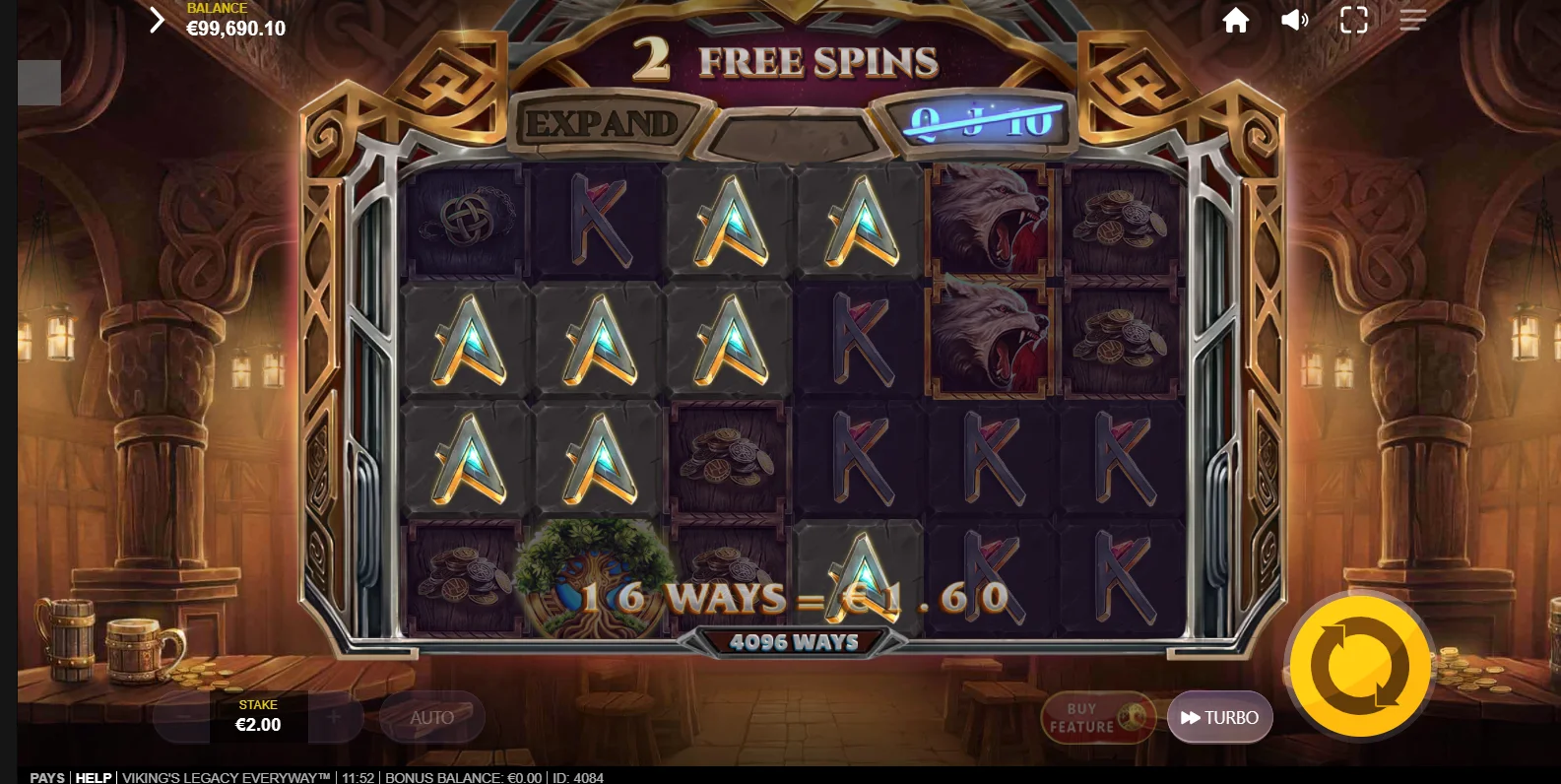 Viking's Legacy Everyway Free Spins