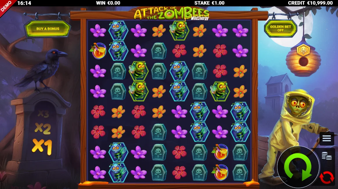 Attack of the Zombees Wild Energy Base Game