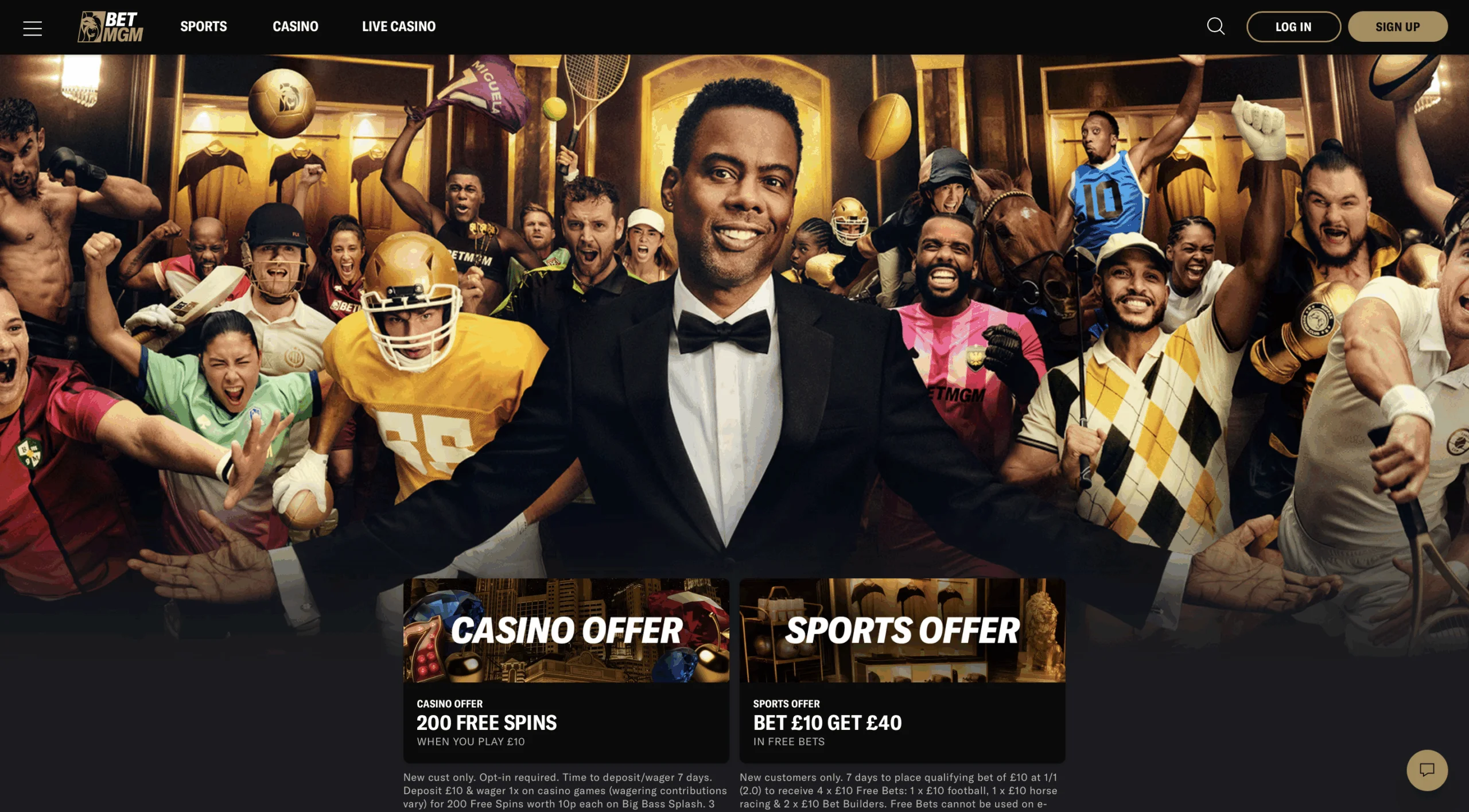 BetMGM Homepage