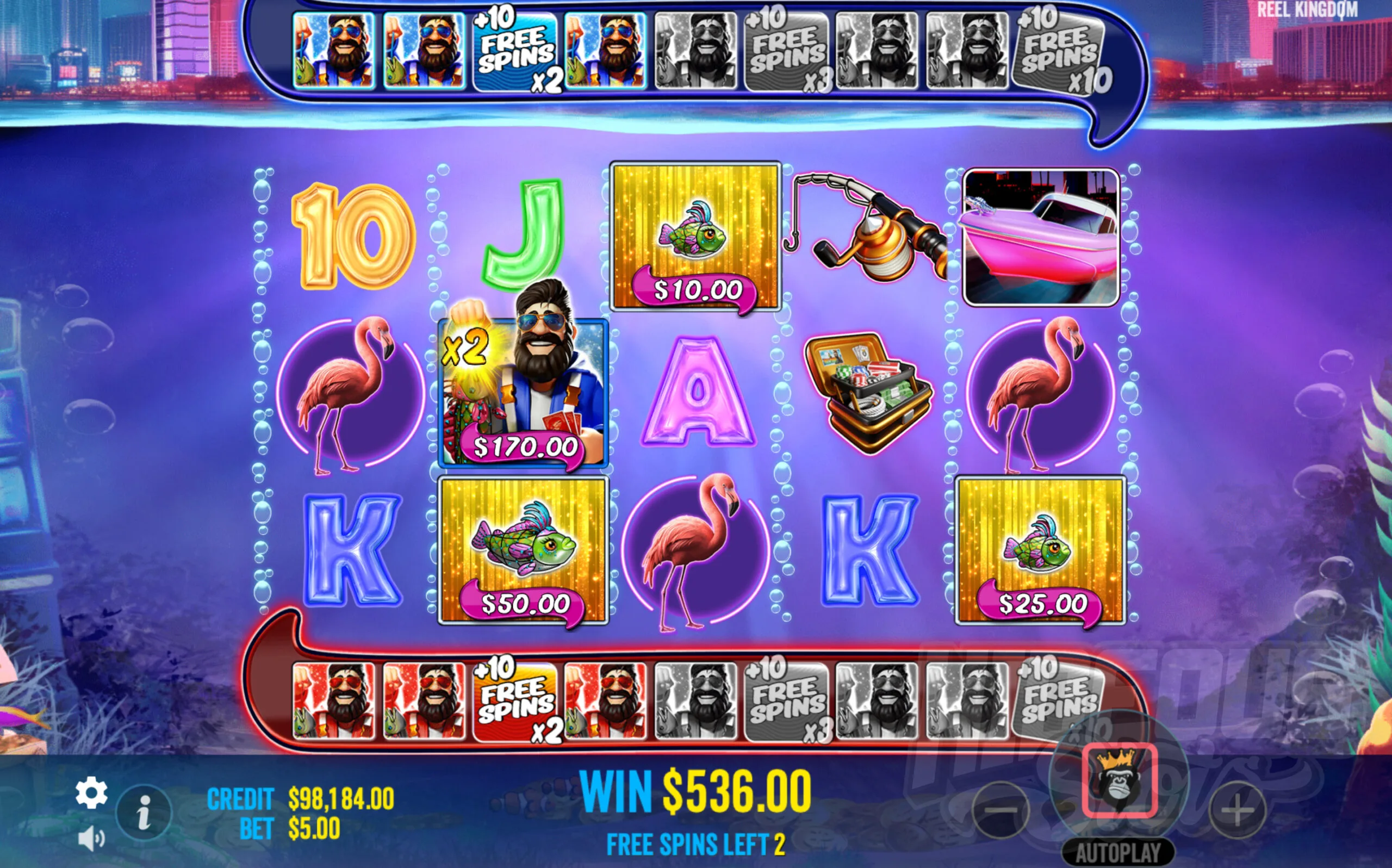 Big Bass Vegas Double Down Deluxe Super Free Spins