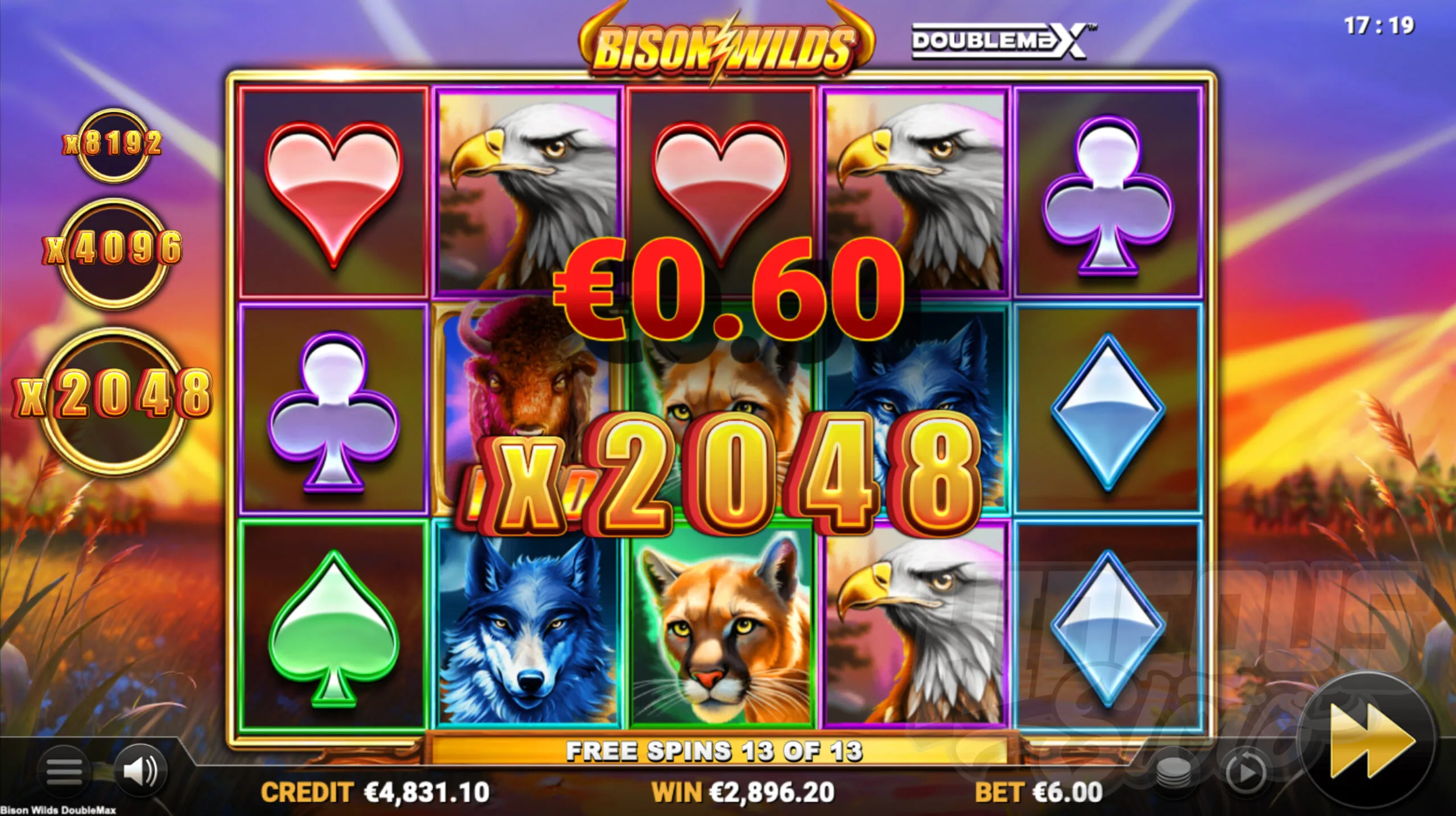 Bison Wilds DoubleMax Free Spins