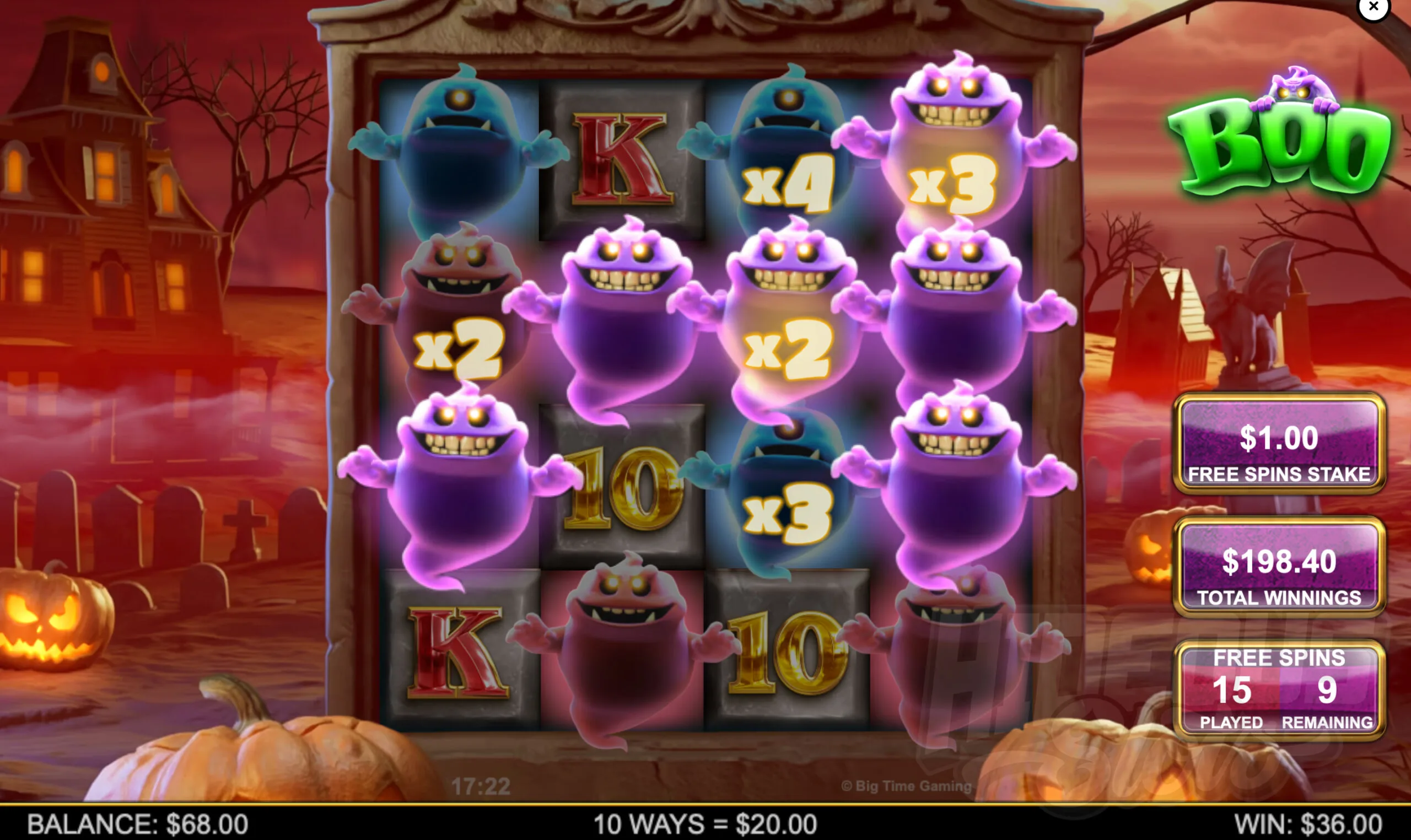 Boo Free Spins