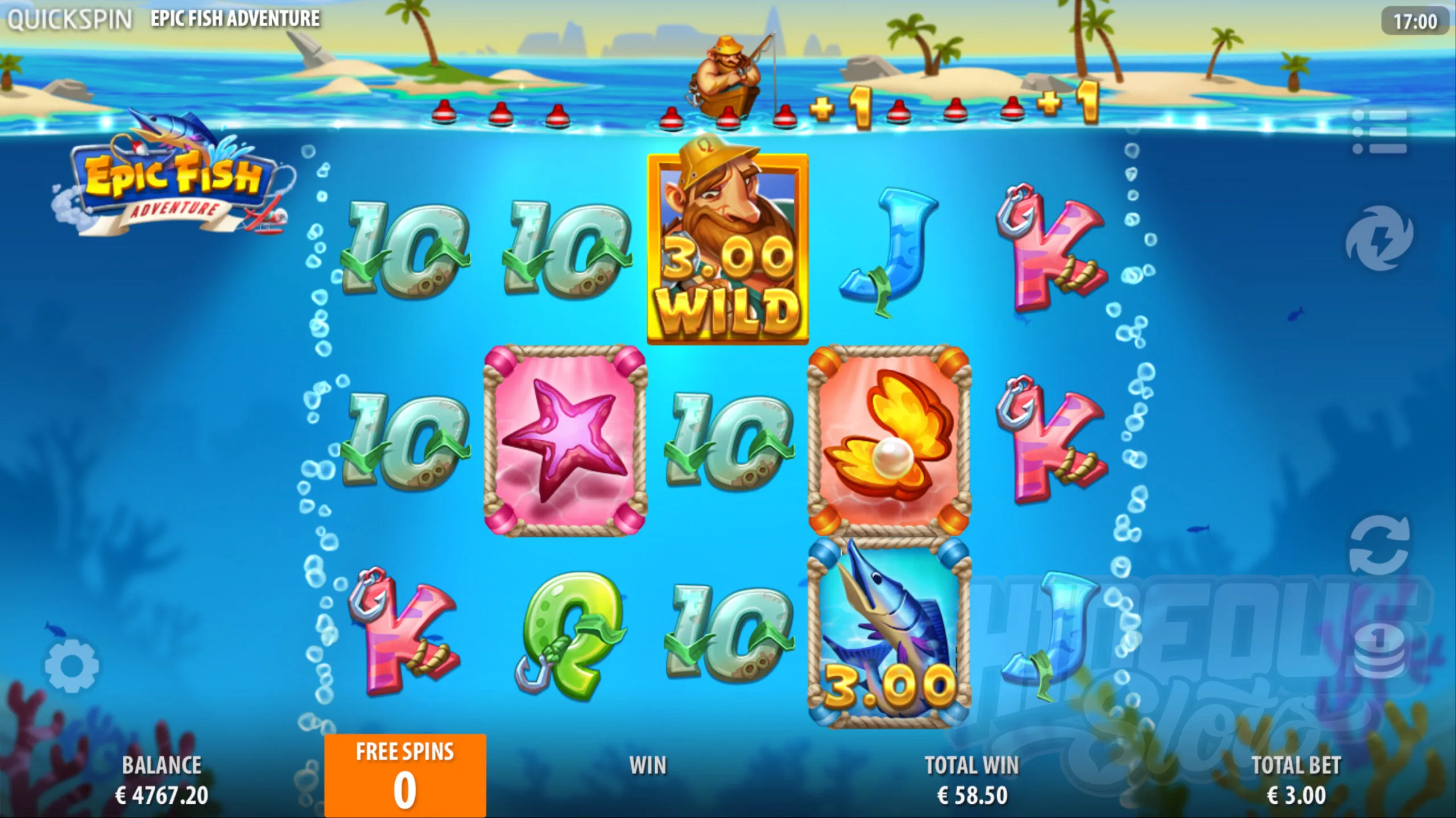 Epic Fish Adventure Free Spins - Sunrise Spins