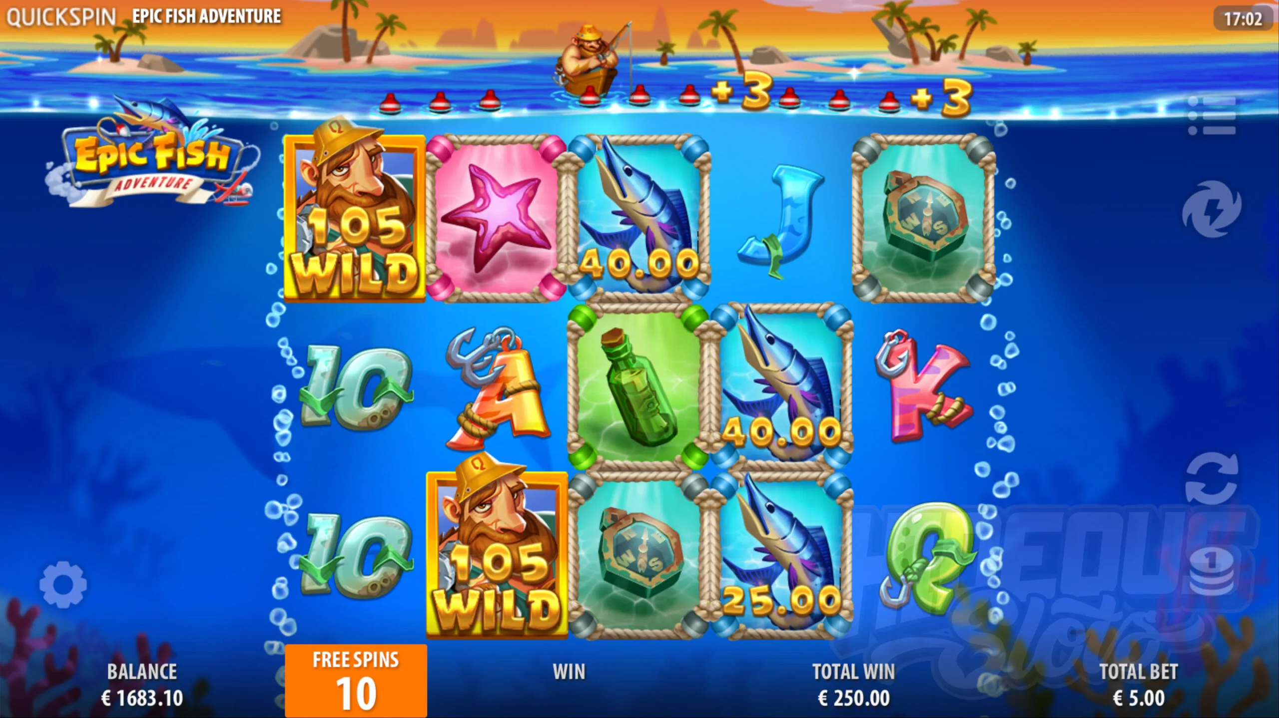 Epic Fish Adventure Free Spins - Golden Marlin