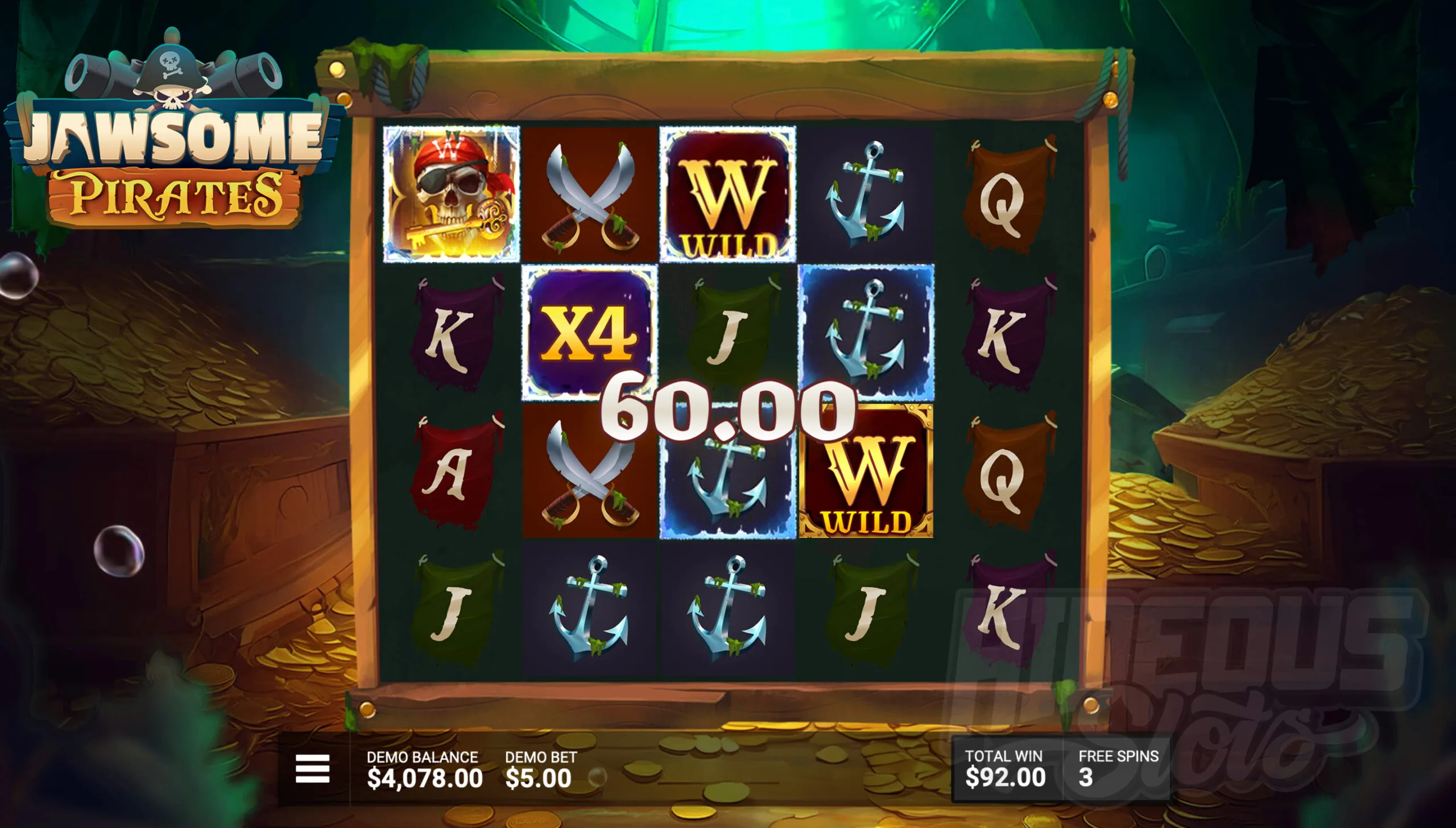 During Free Spins Collector Wild Symbols are Persistent