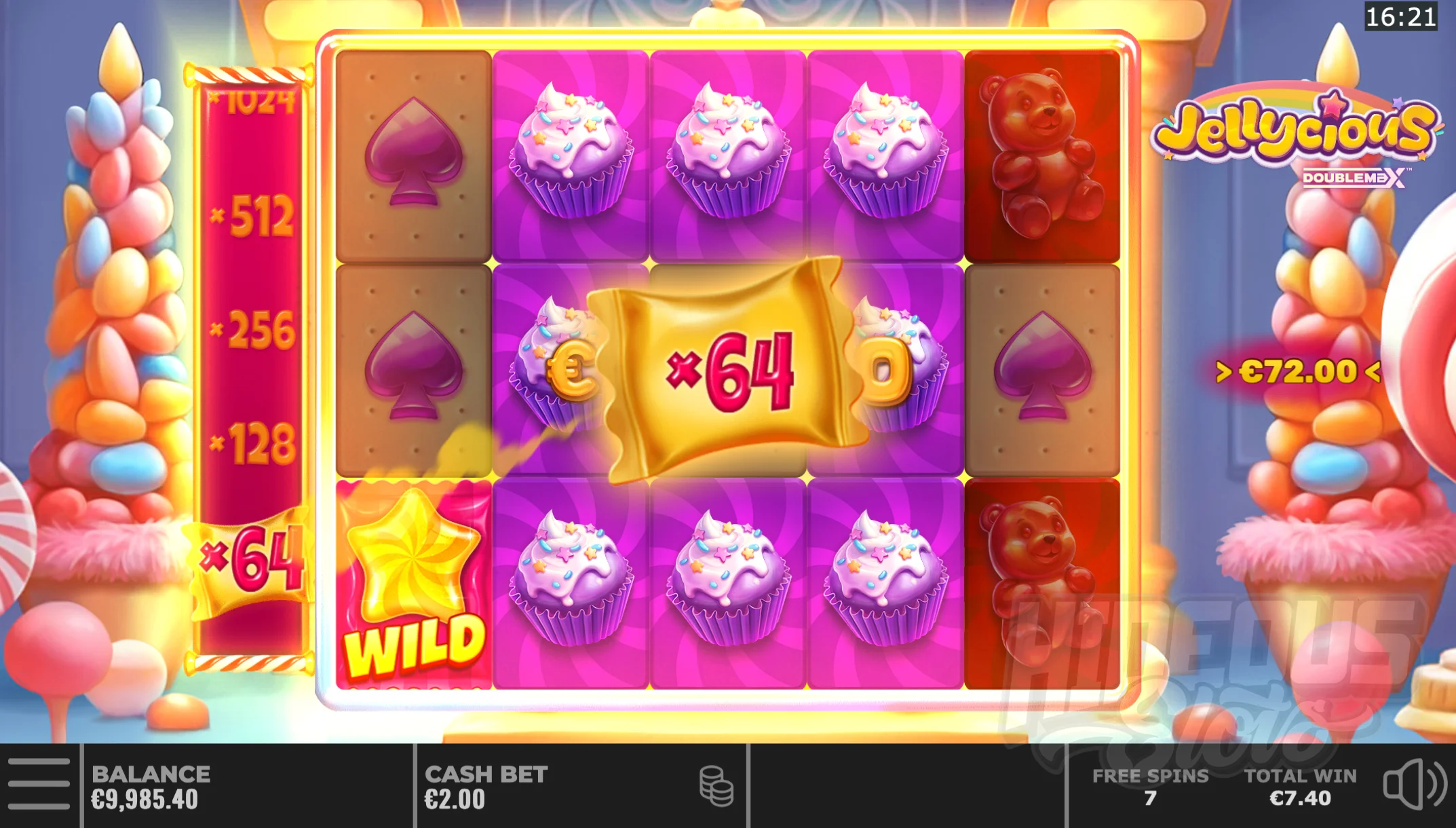 The Win Multiplier Does Not Reset Between Free Spins