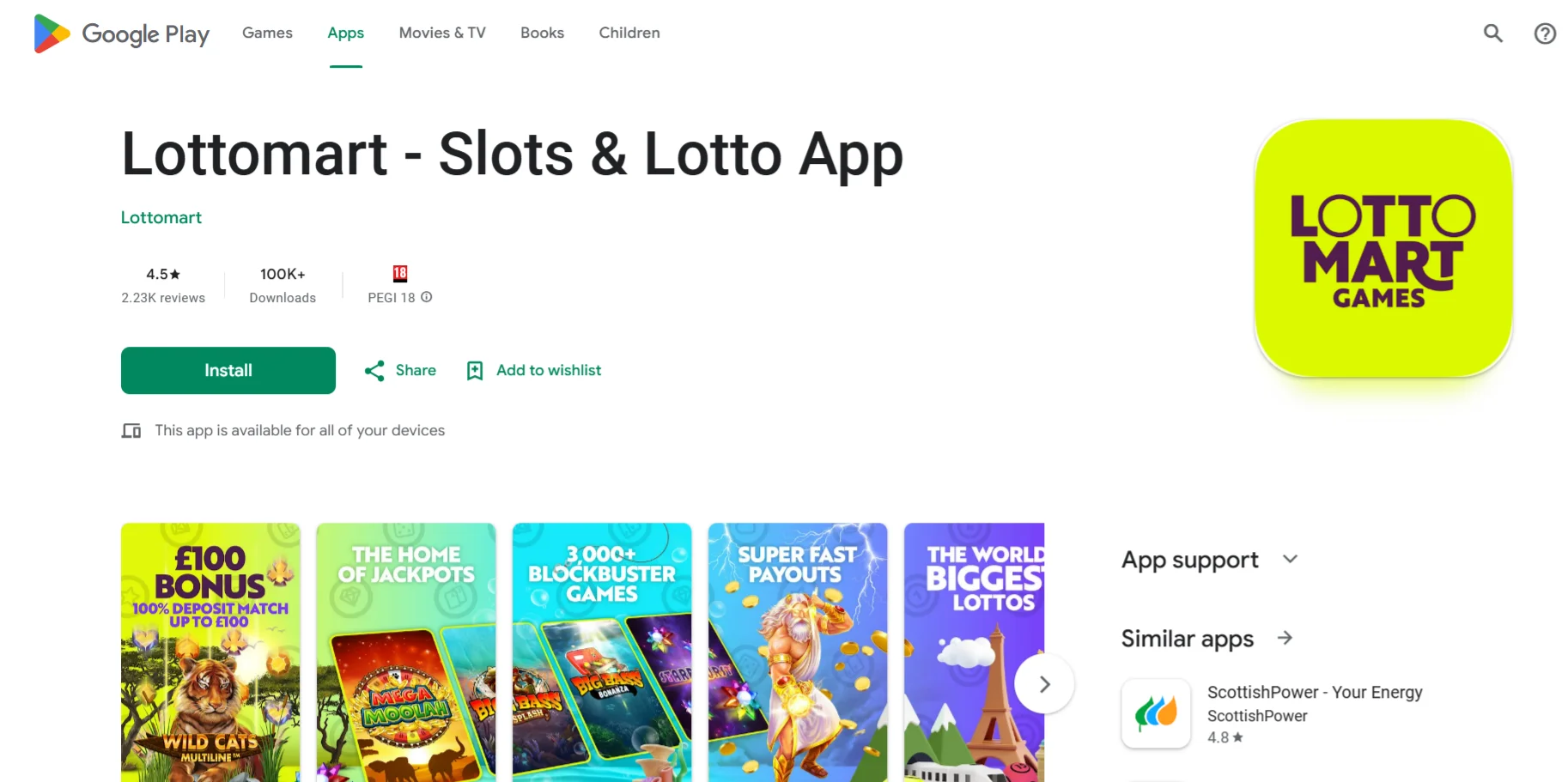 Lottomart App For Android