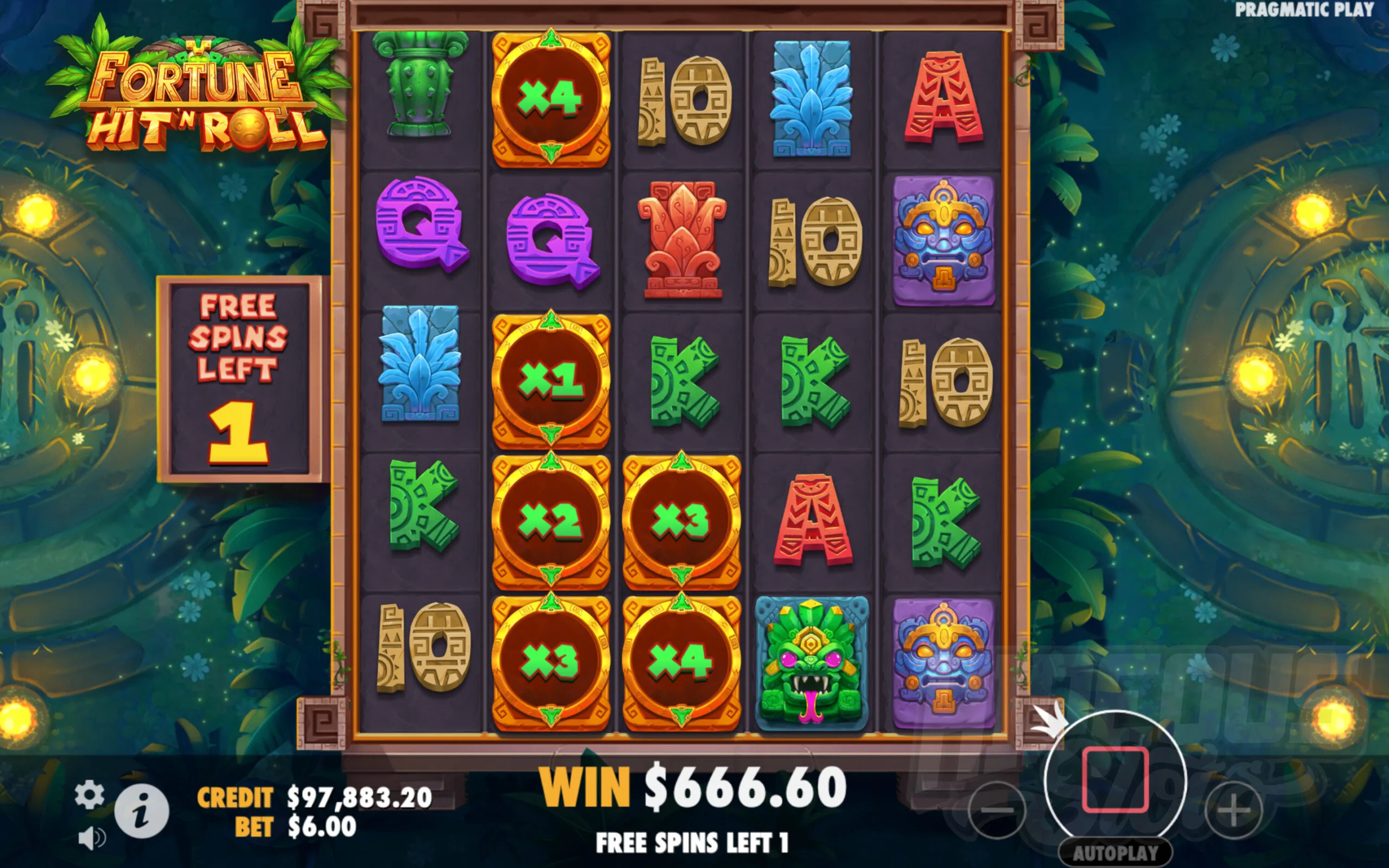 Fortune Hit'n Roll Free Spins