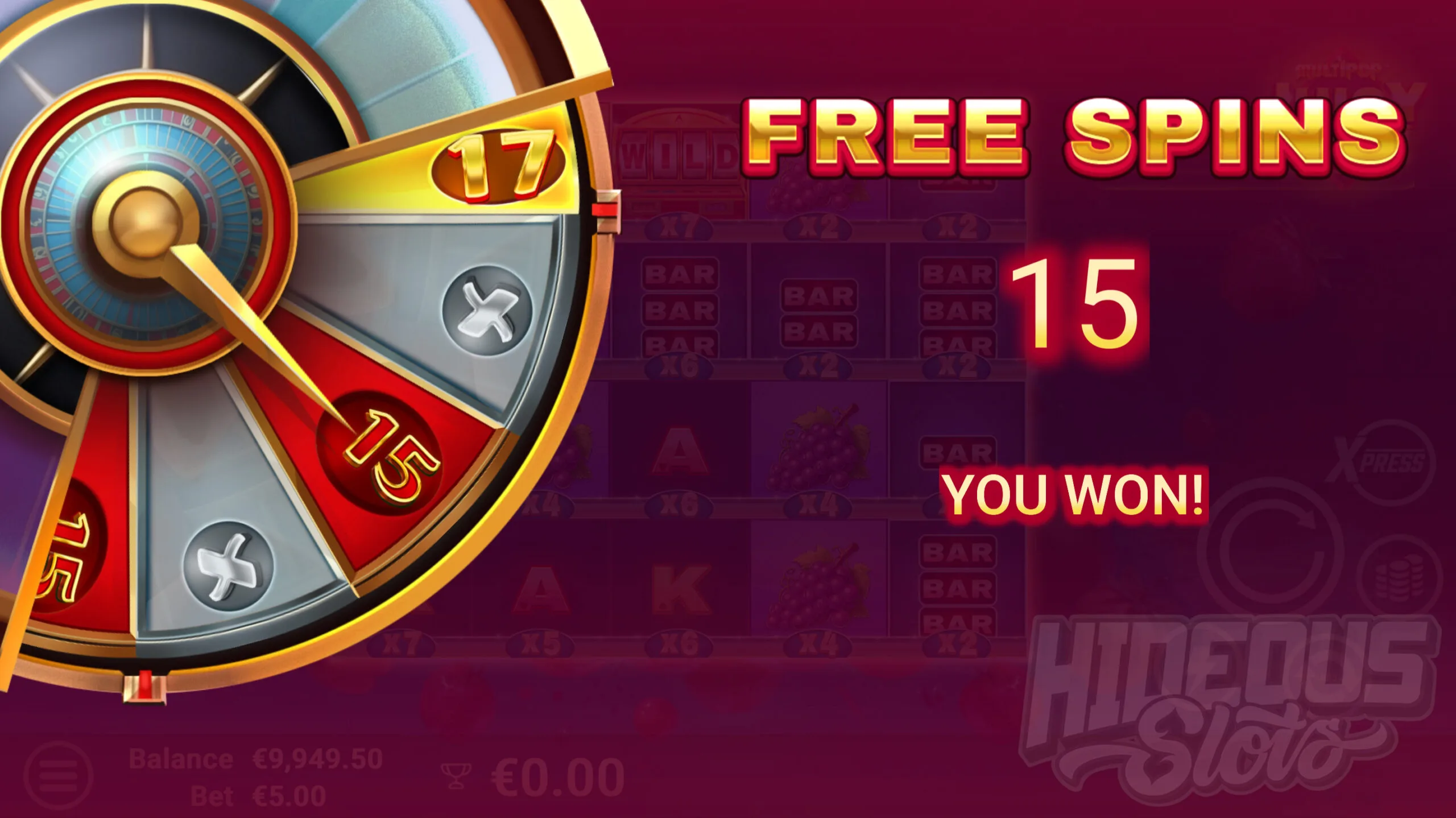 Before Free Spins Begin, Players Can Gamble up to 17 Spins