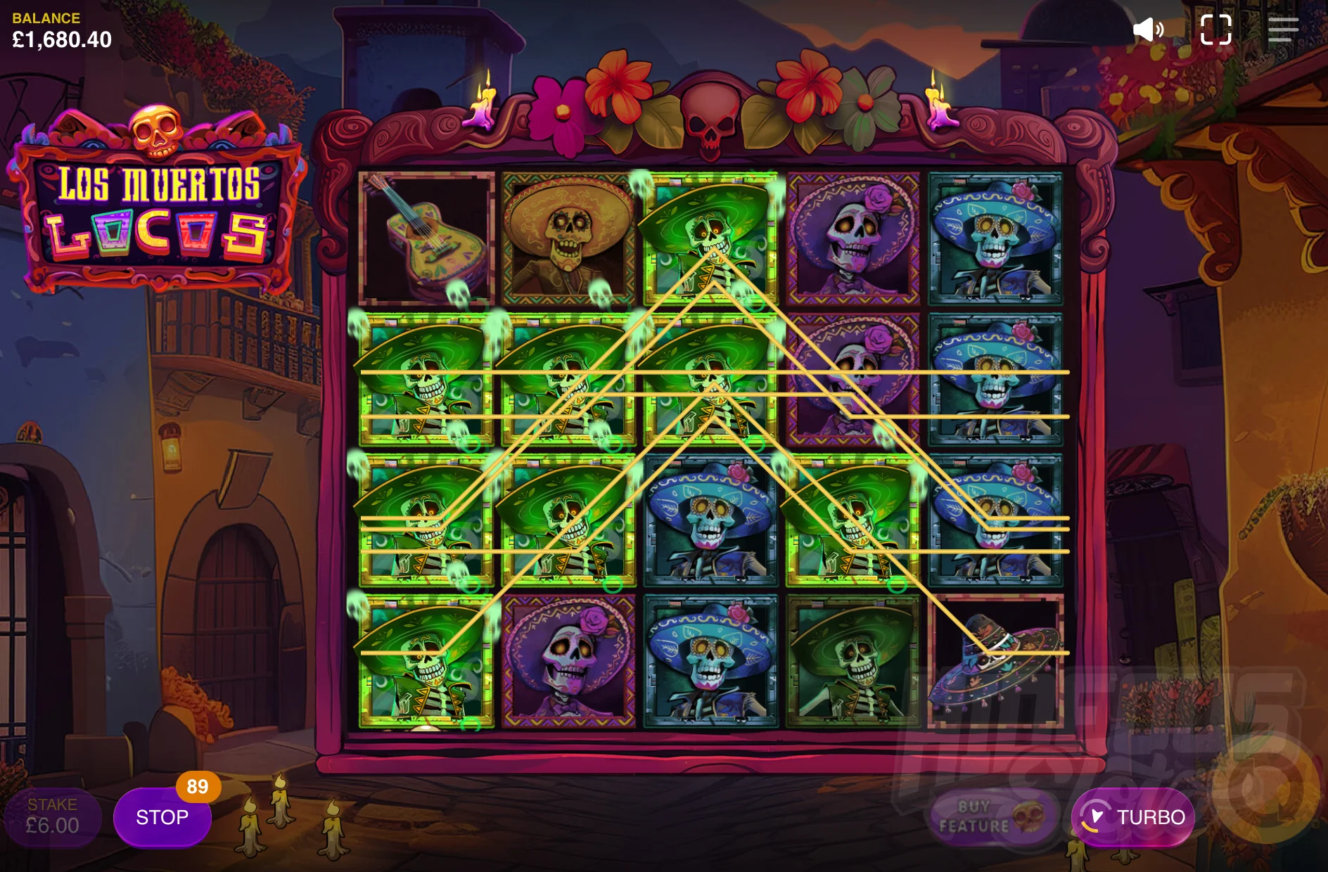 Los Muertos Locos Offers Players 20 Fixed Win Lines