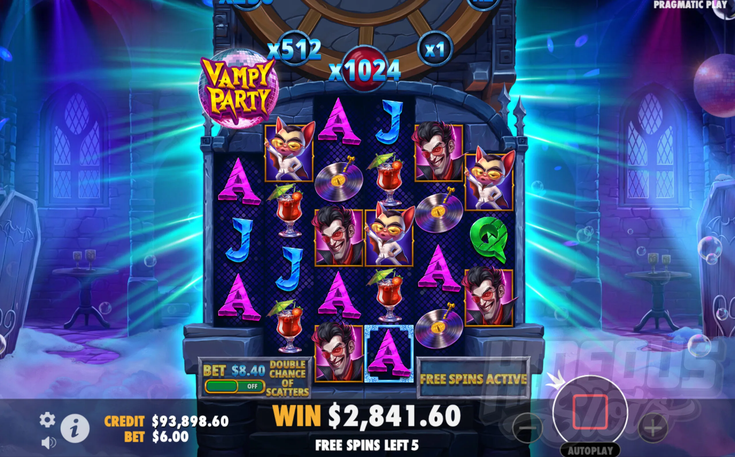 Vampy Party Free Spins