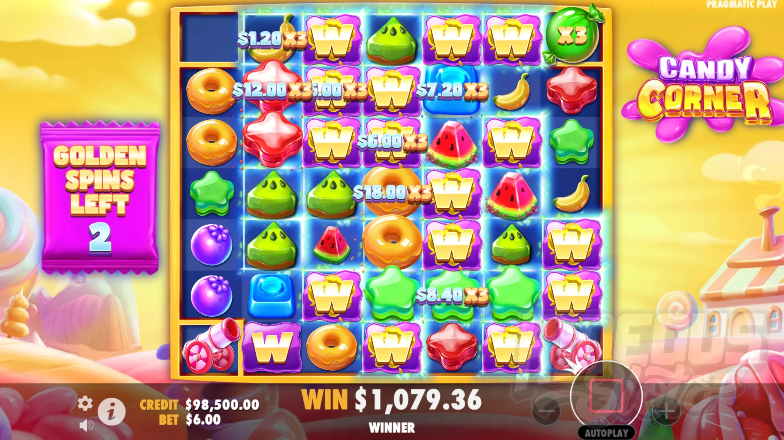 Candy Corner Golden Spins