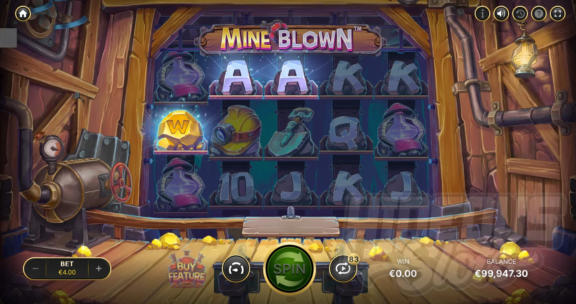 Mine Blown Offers Players 10 Fixed Win Lines