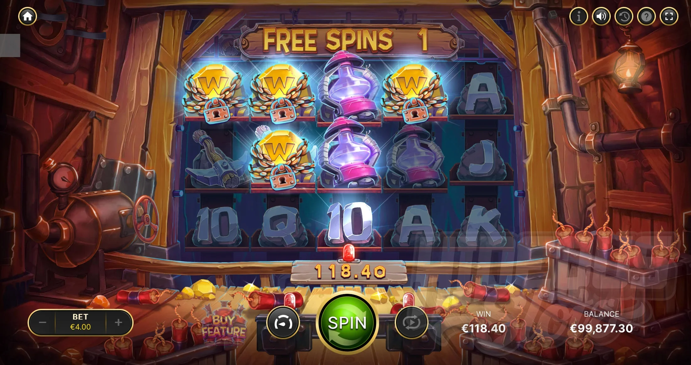 Mine Blown Free Spins