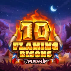 10 Flaming Bisons Logo