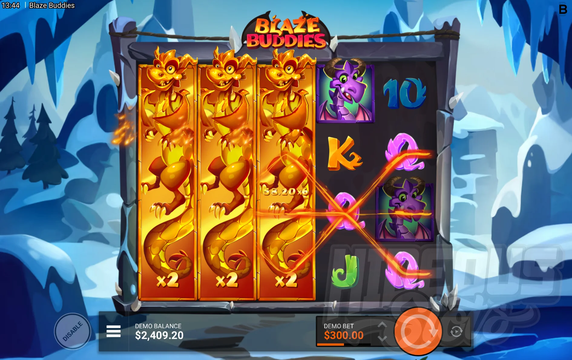 Blaze Buddies Scorching FeatureSpins