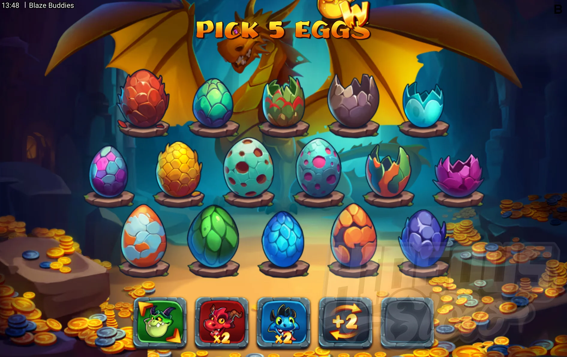 Before the Bonus Games Begin Players Must Pick Eggs to Reveal Modifiers